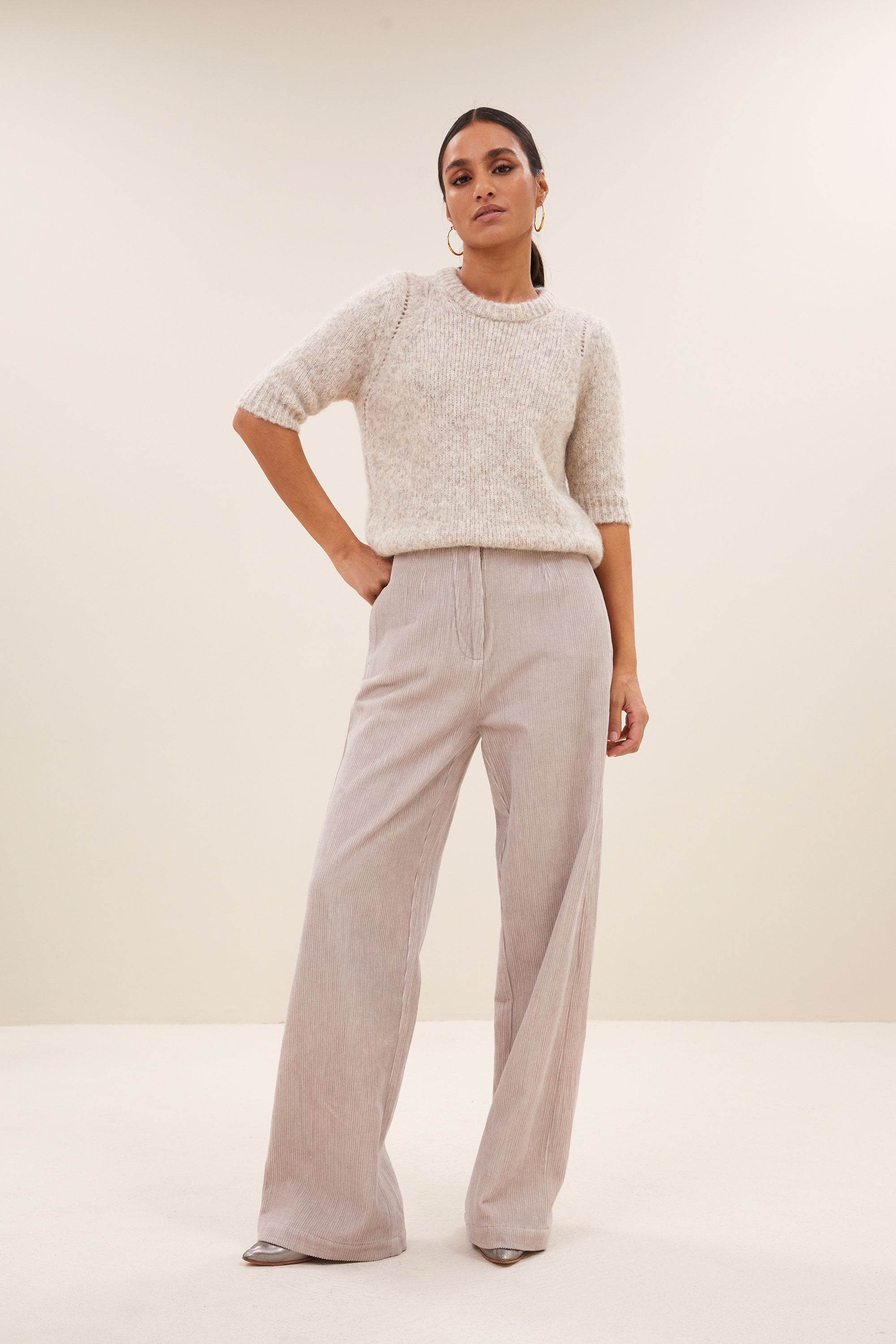 odin cord pants | light chalk