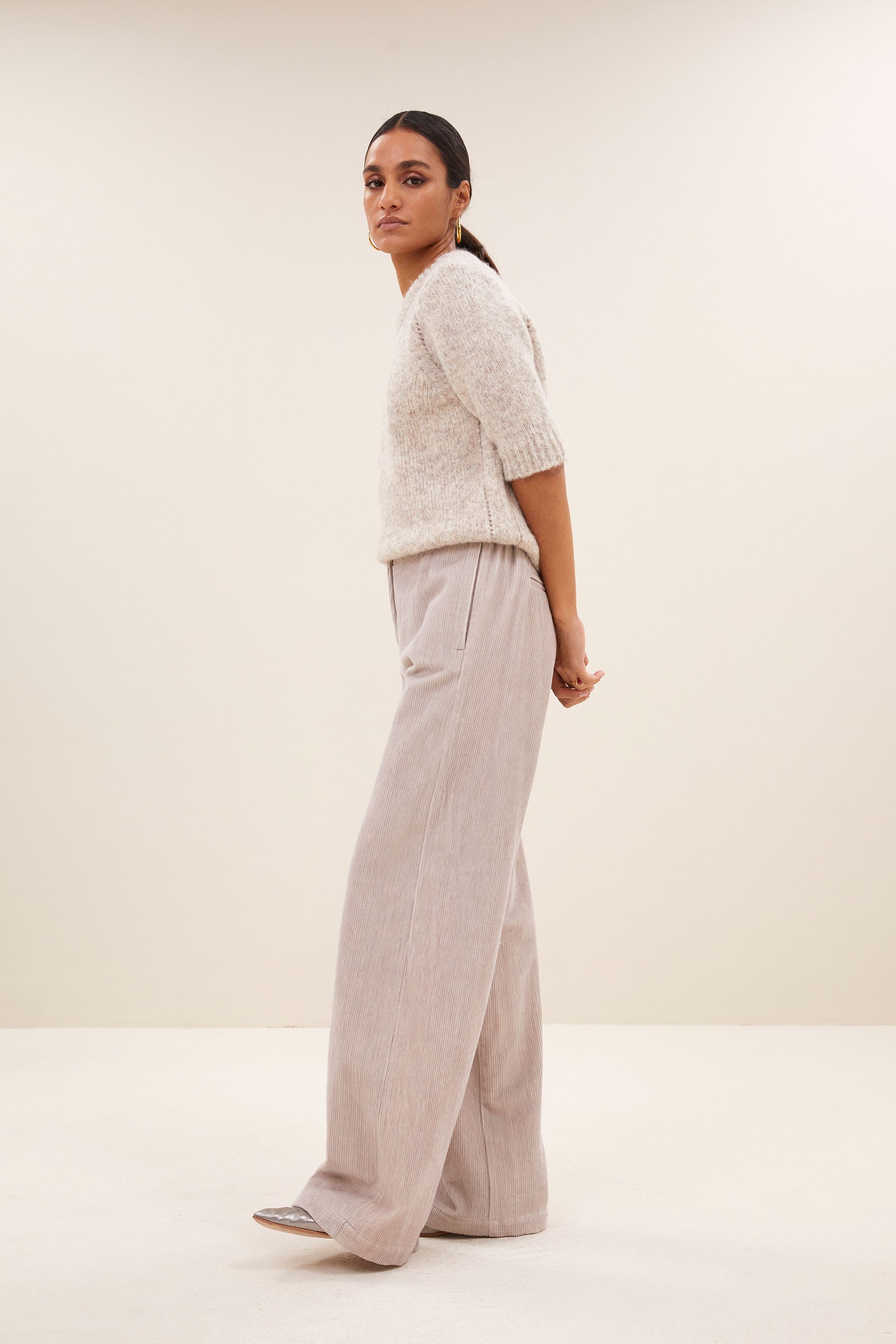 odin cord pants | light chalk