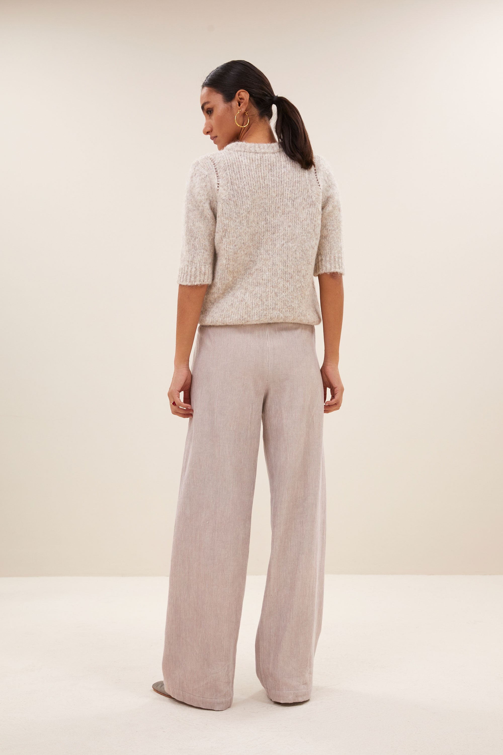 odin cord pants | light chalk