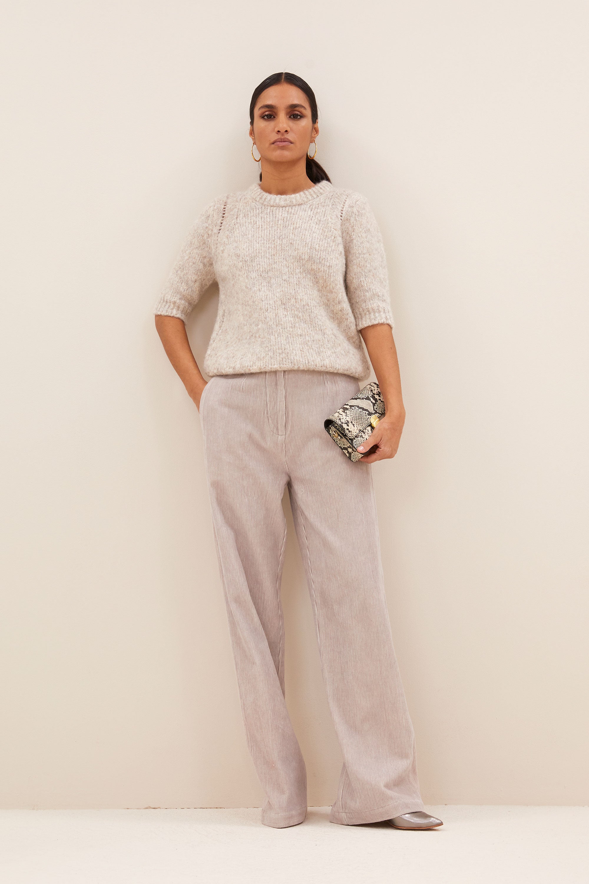 odin cord pants | light chalk