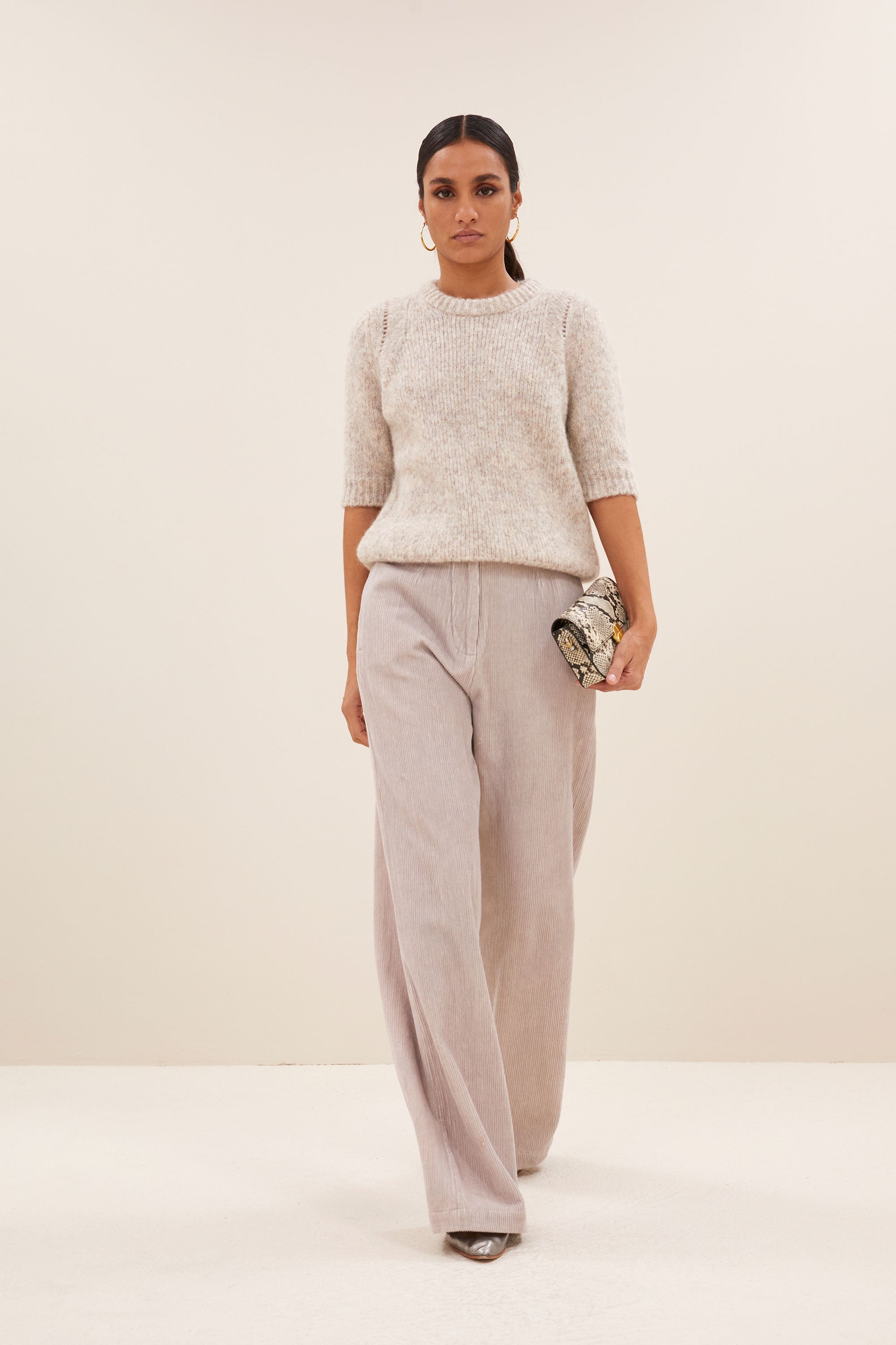 odin cord pants | light chalk