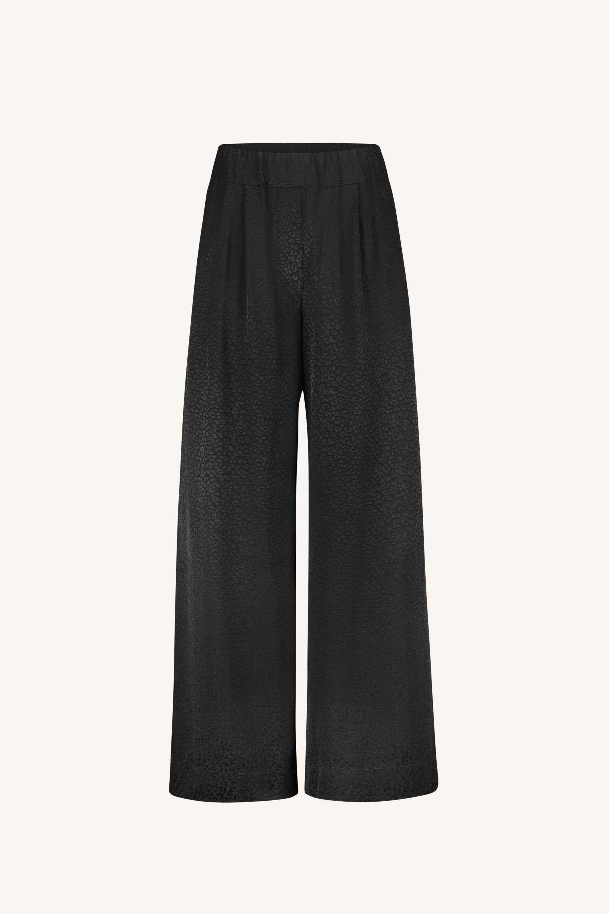 benji black cheetah pants | black cheetah