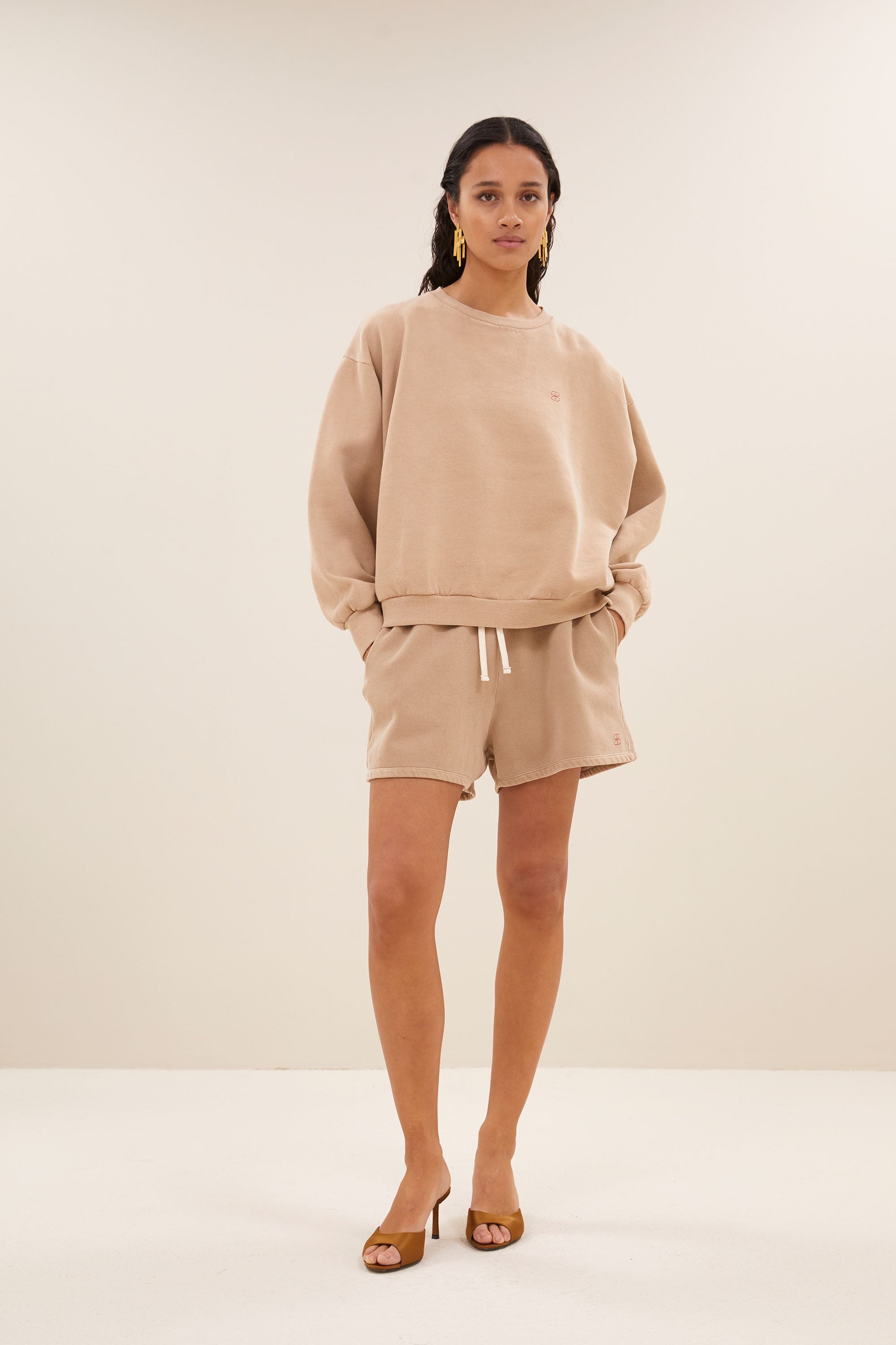 bibi natural sweater | hazel