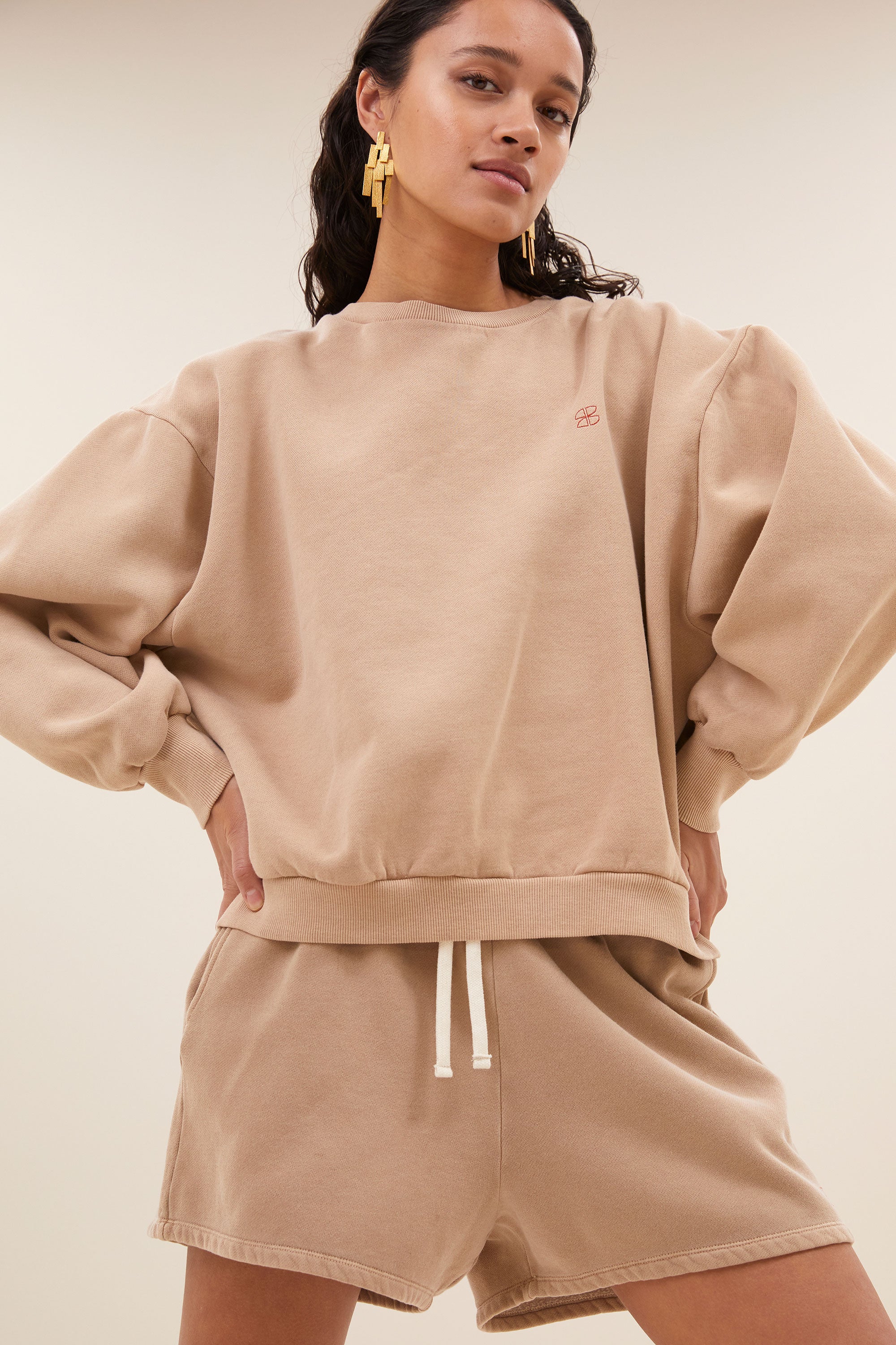 bibi natural sweater | hazel