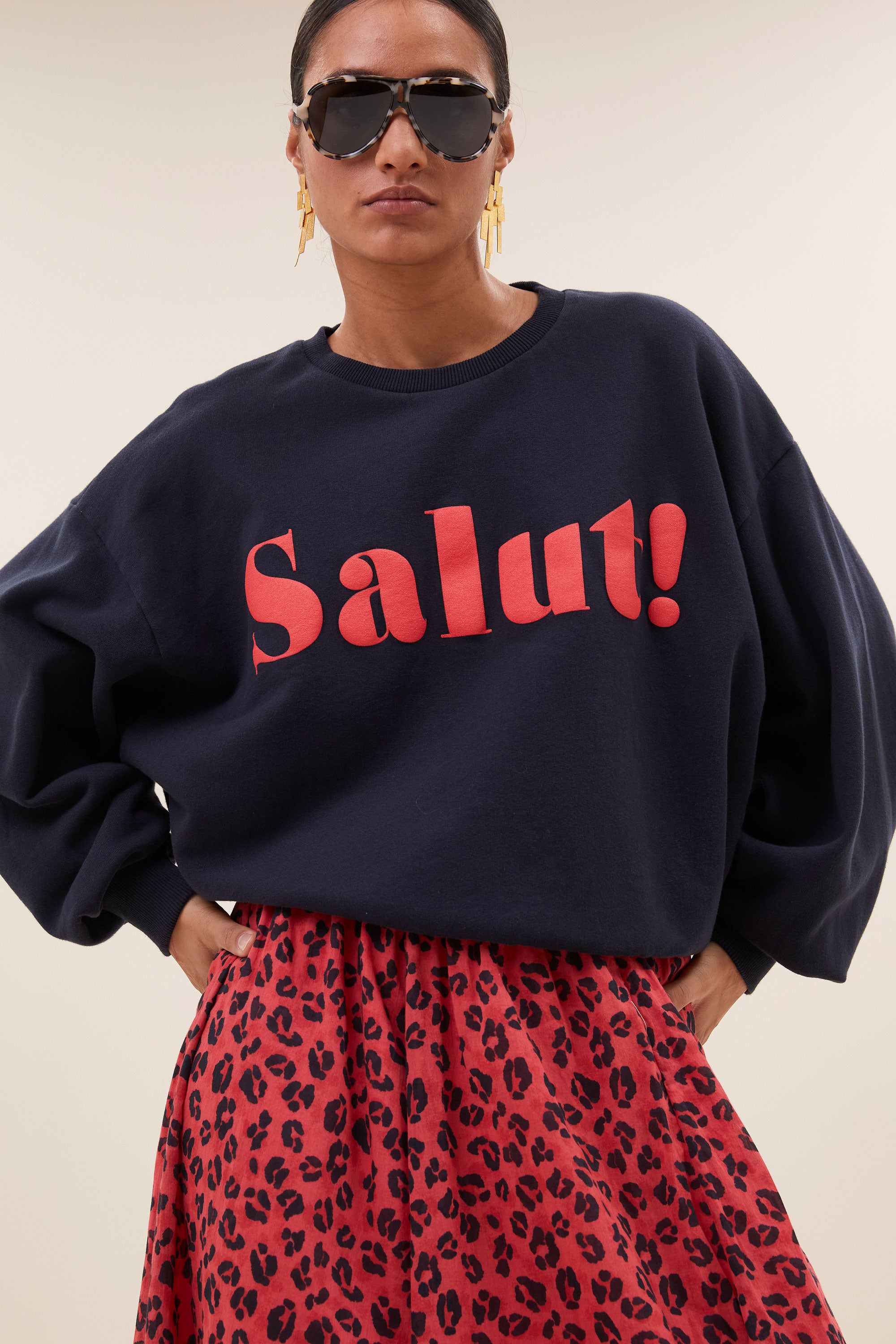 bibi salut sweater | midnight