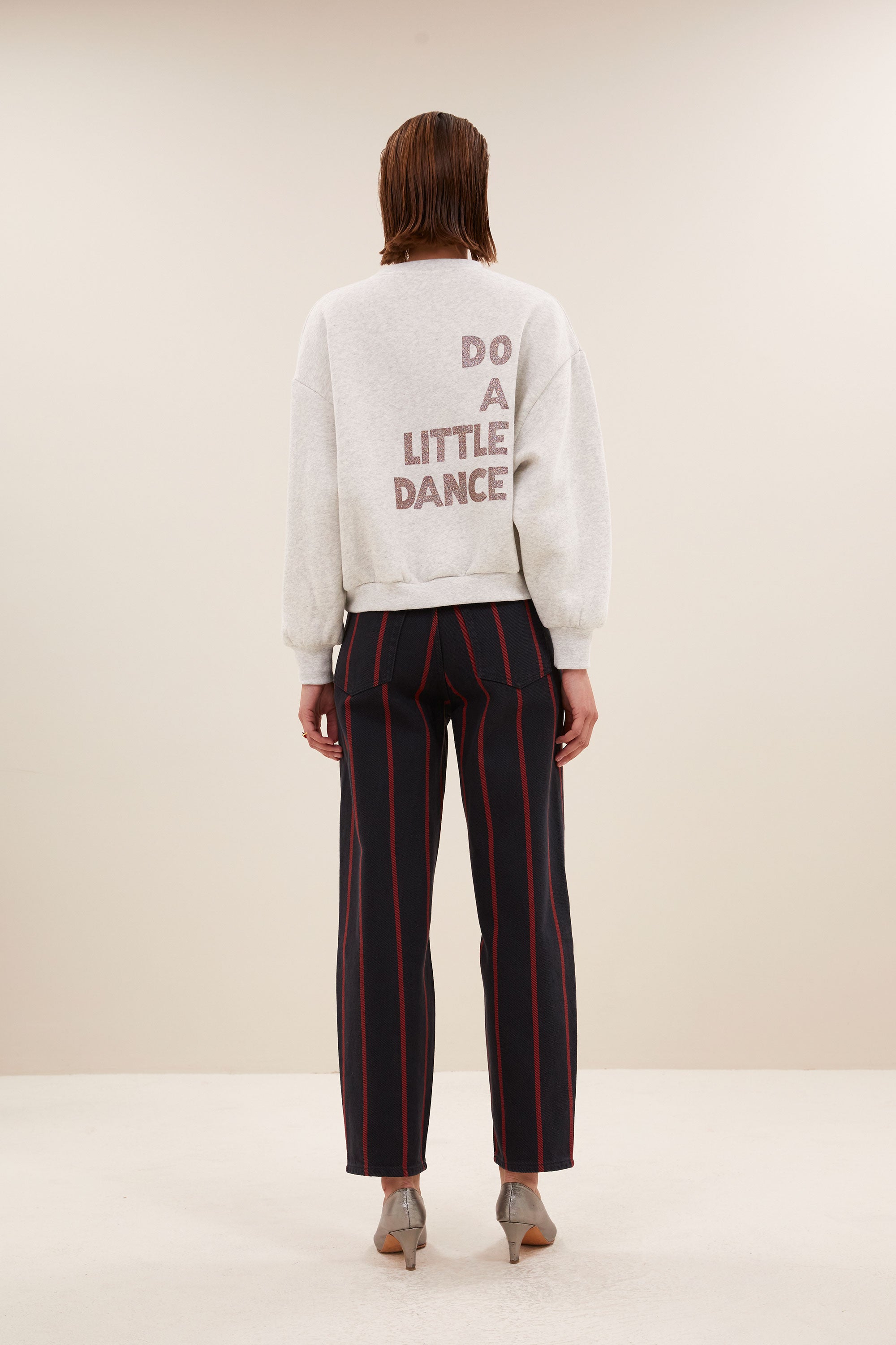 bibi dance sweater | light grey melee