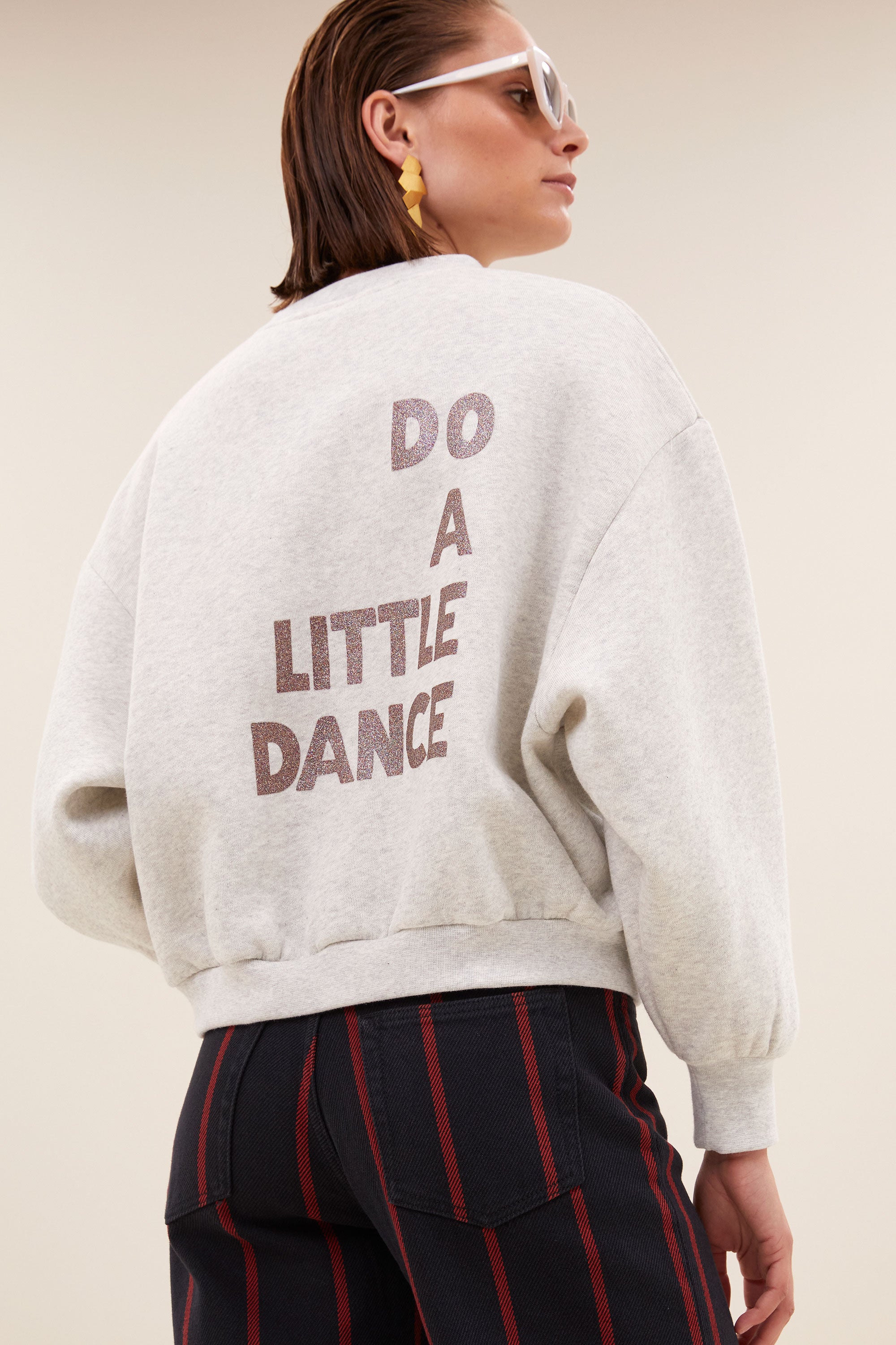 bibi dance sweater | light grey melee