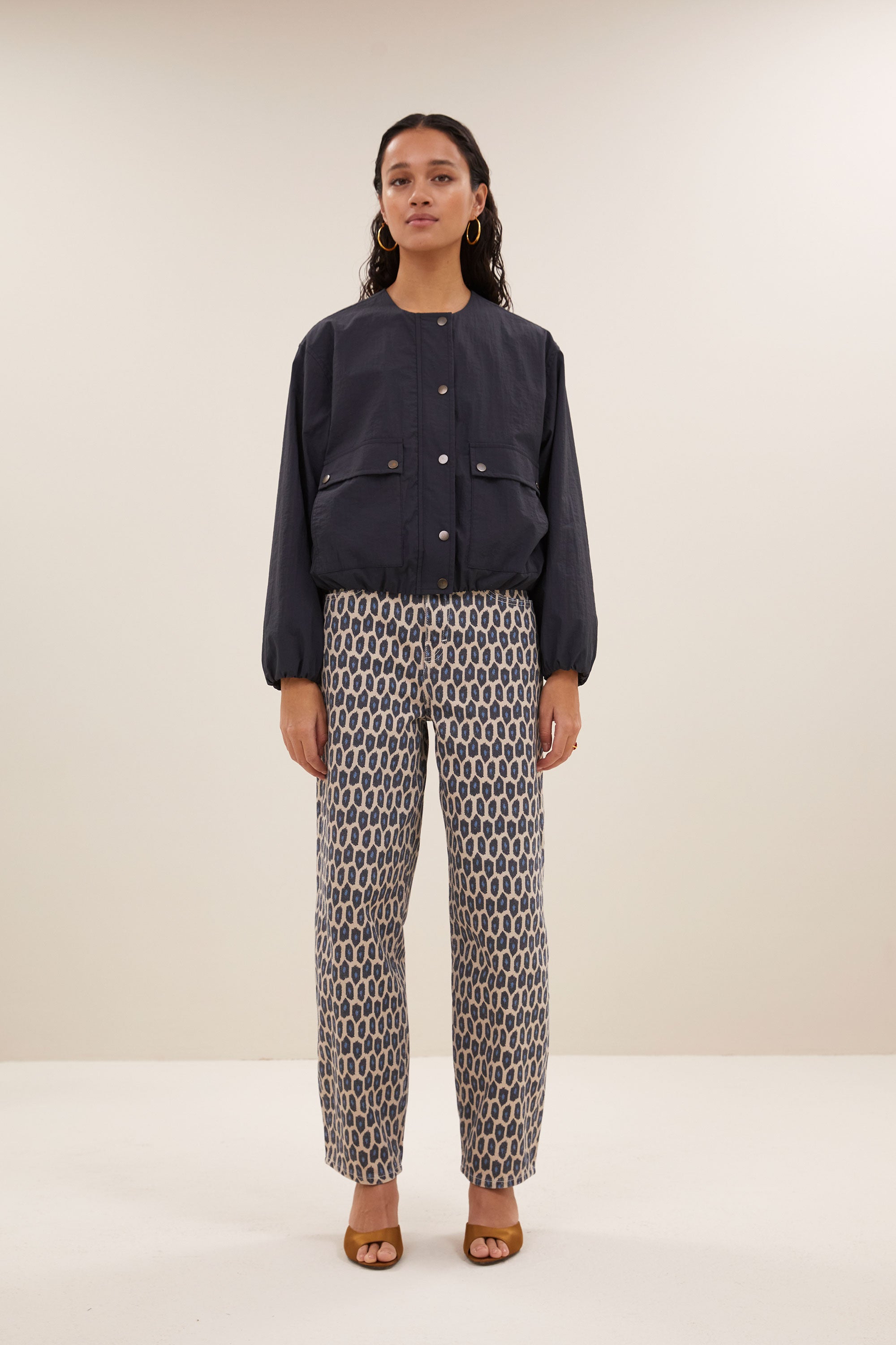 jas – maggie jacket - charcoal – by-bar