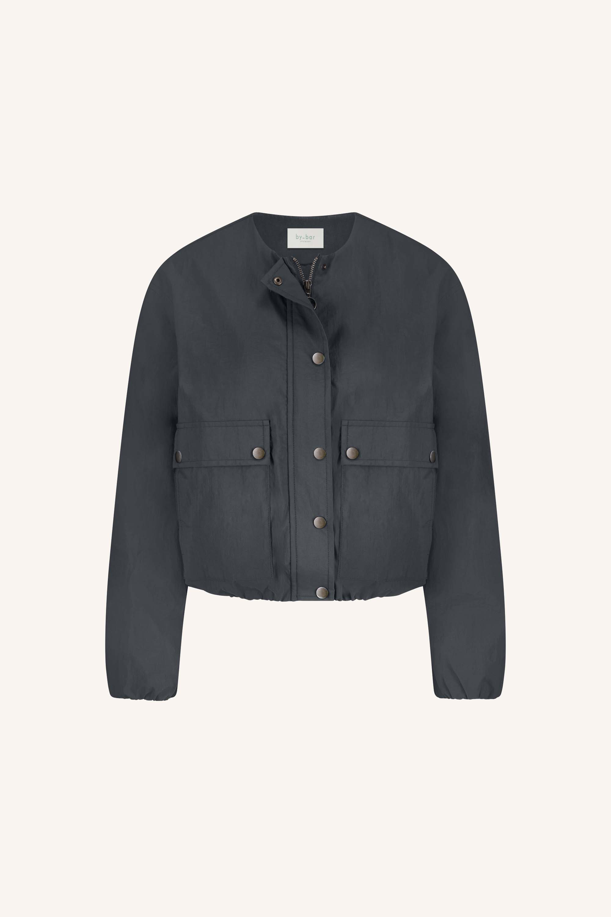 jas – maggie jacket - charcoal – by-bar