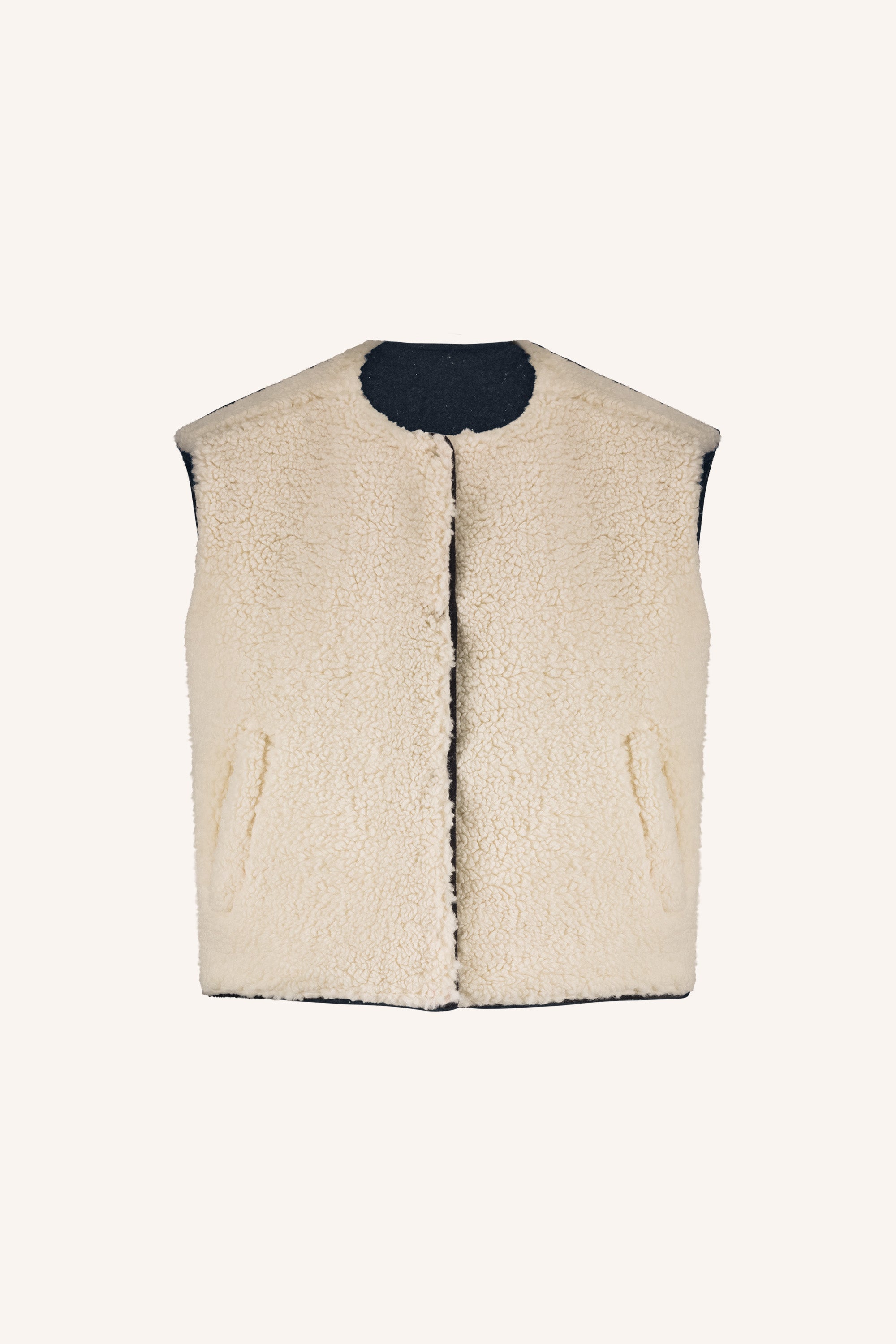 joelle sparkle jacket - midnight, verborgen steekzakken, subtiel geweven lurex draad, draagbaar aan beide zijden - by-bar - productfoto