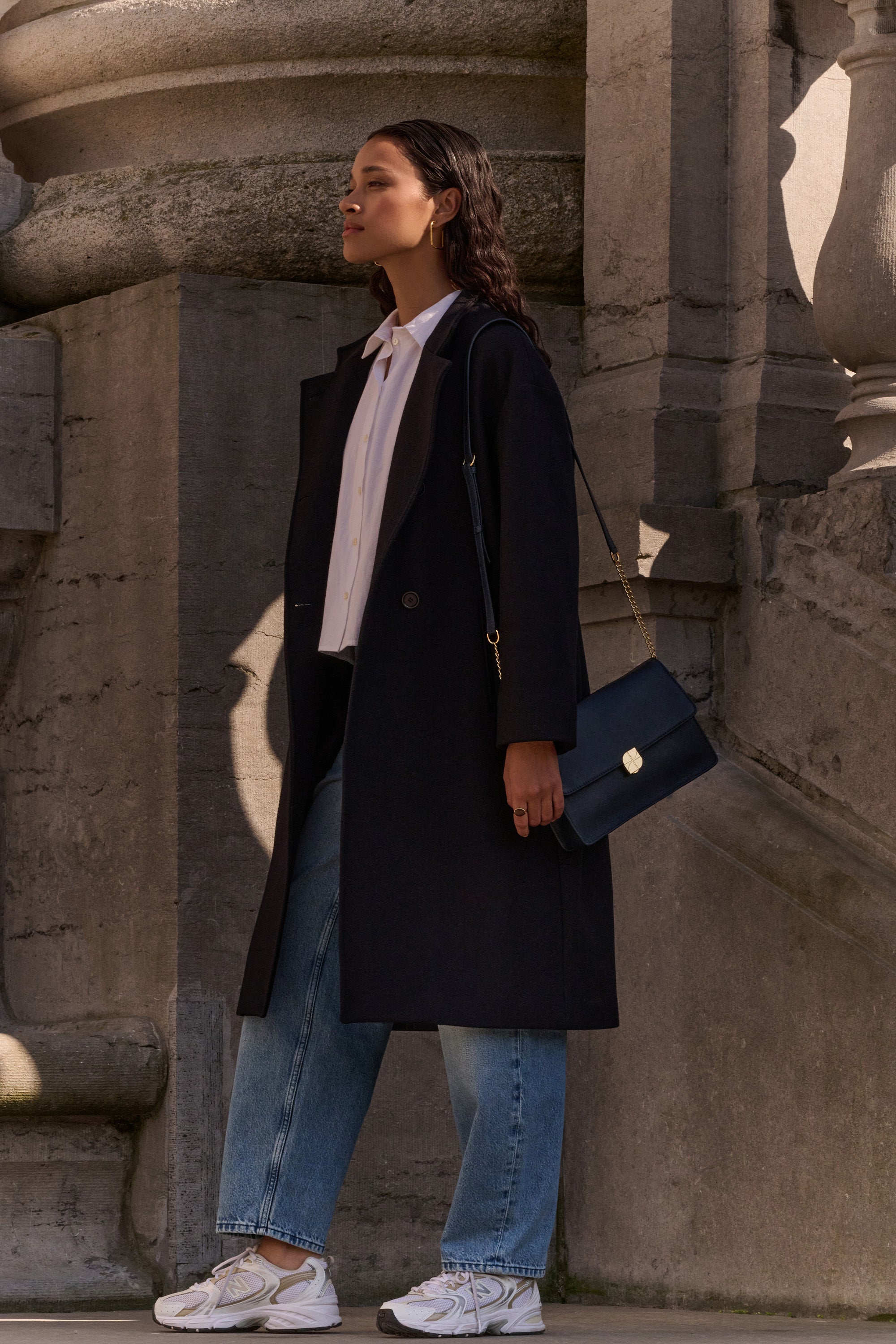 violet bag | navy blue