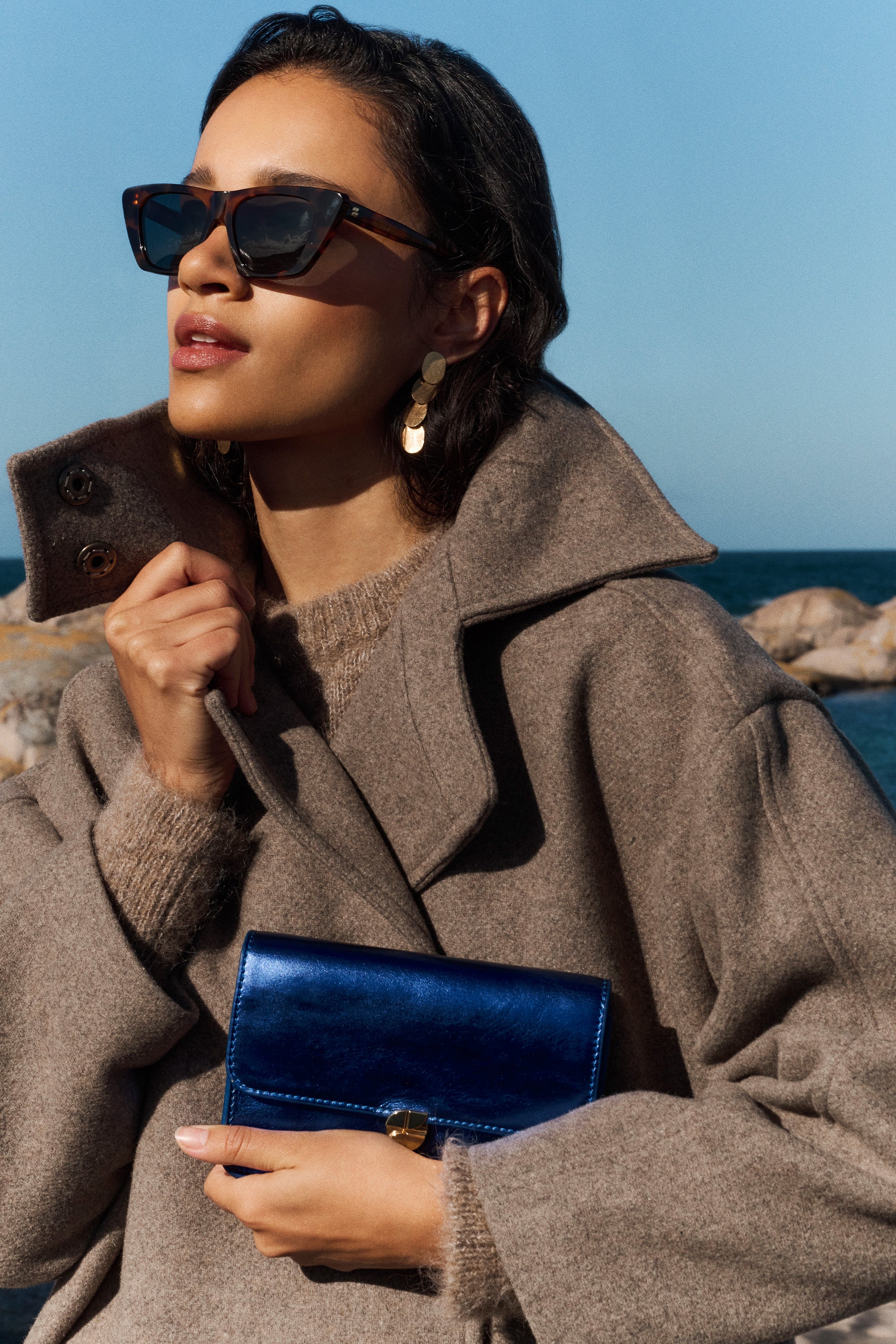 loua gloss bag | gem blue