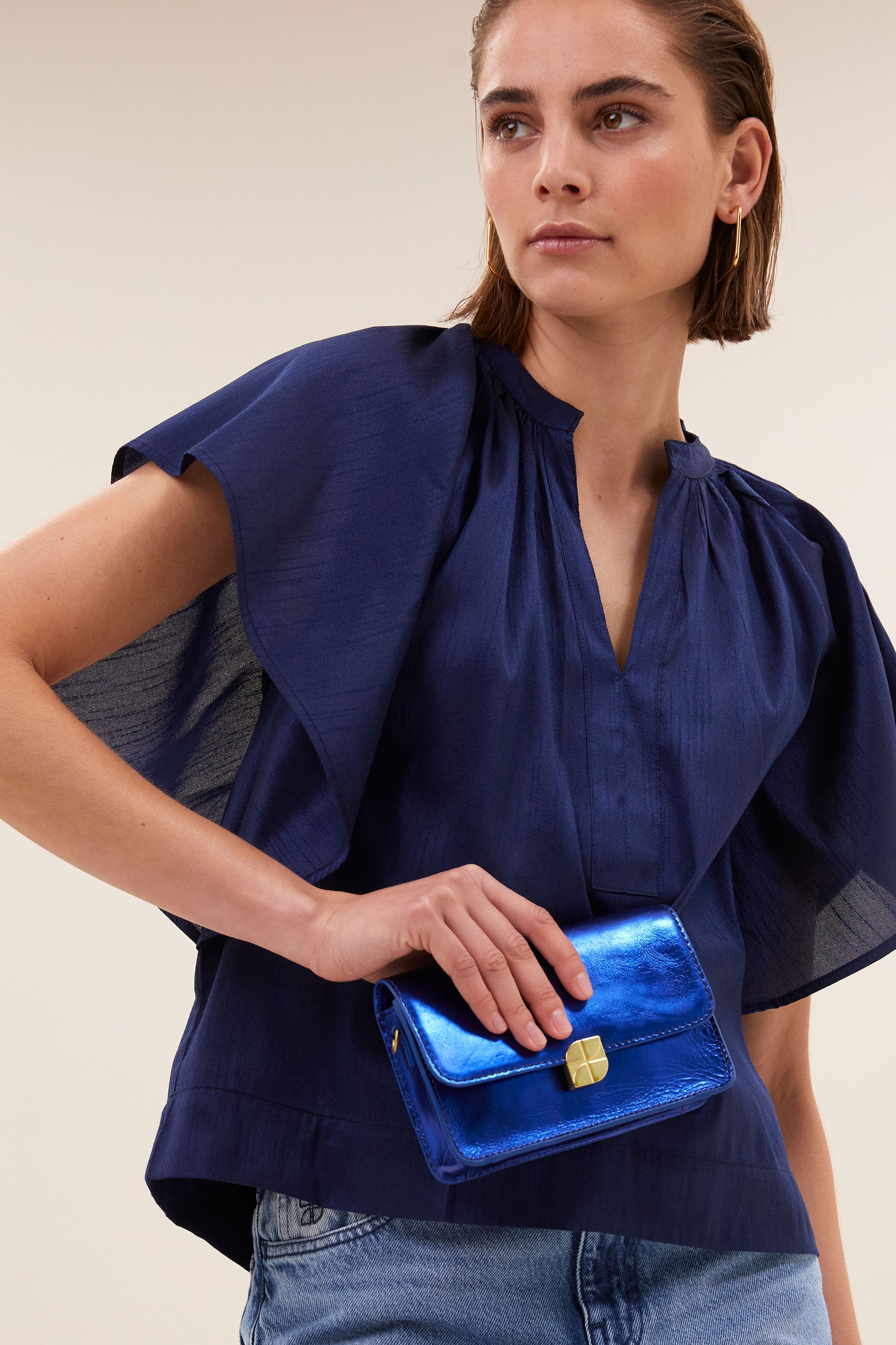 loua gloss bag | gem blue