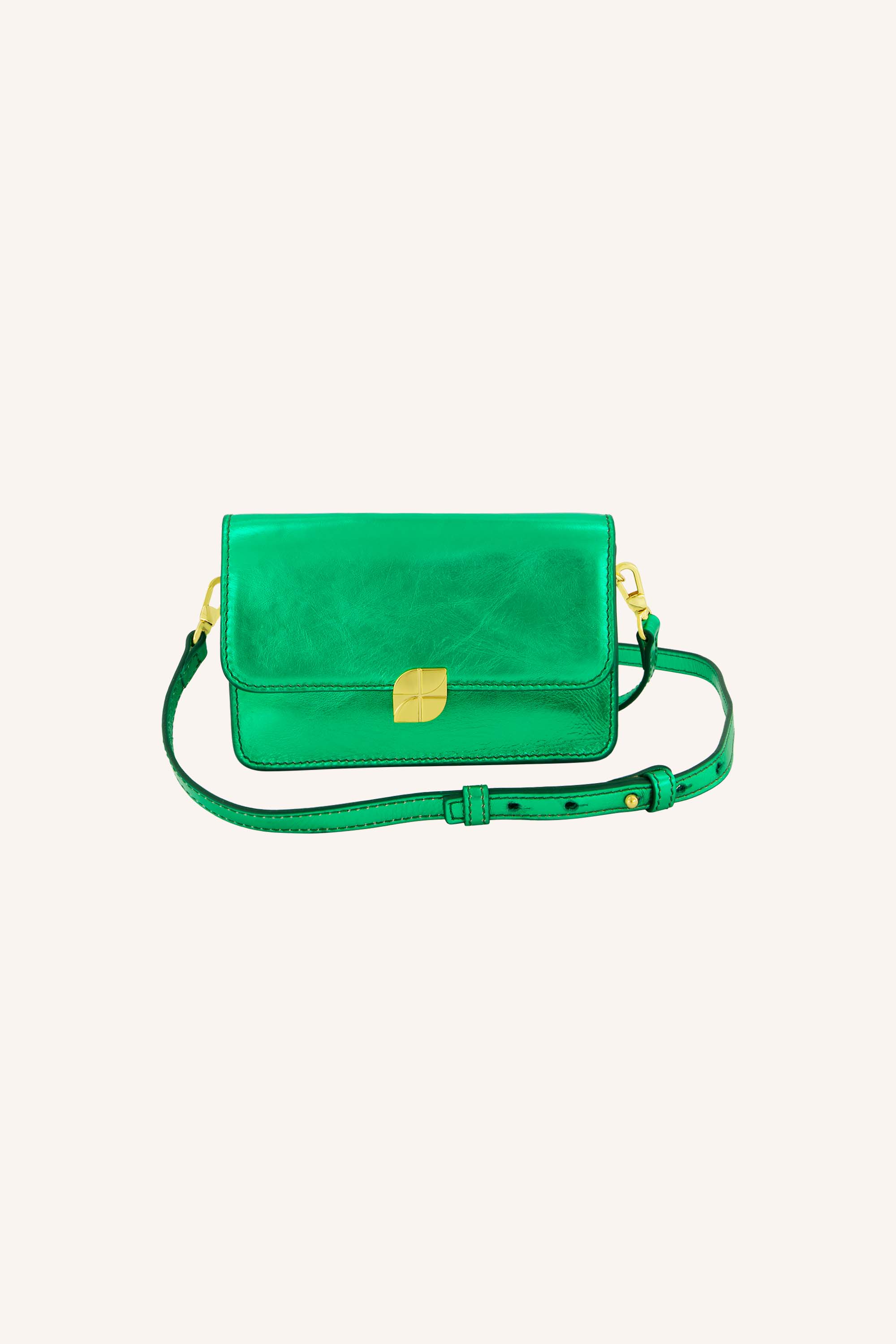 loua gloss bag | electric green