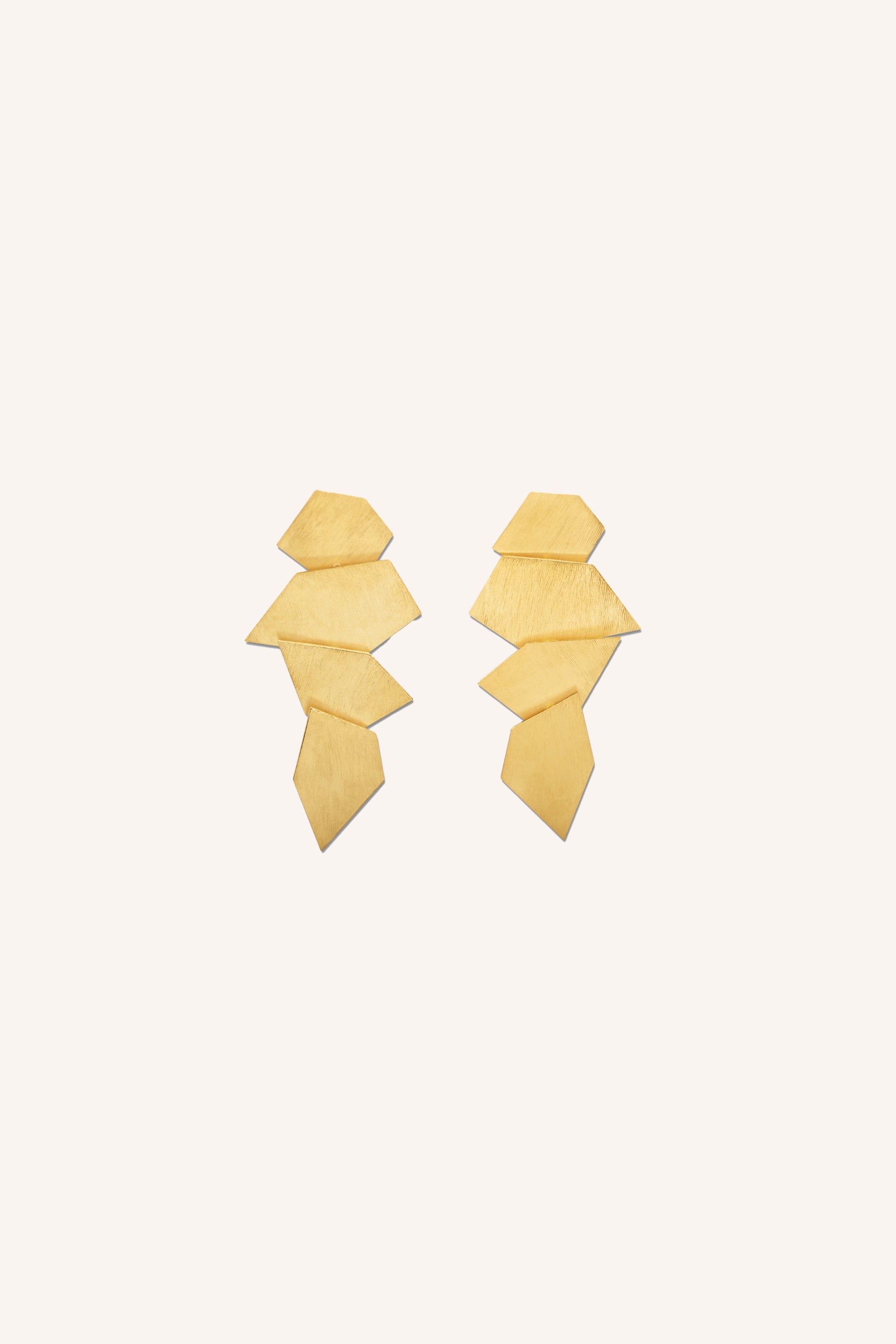 crystal earring | gold