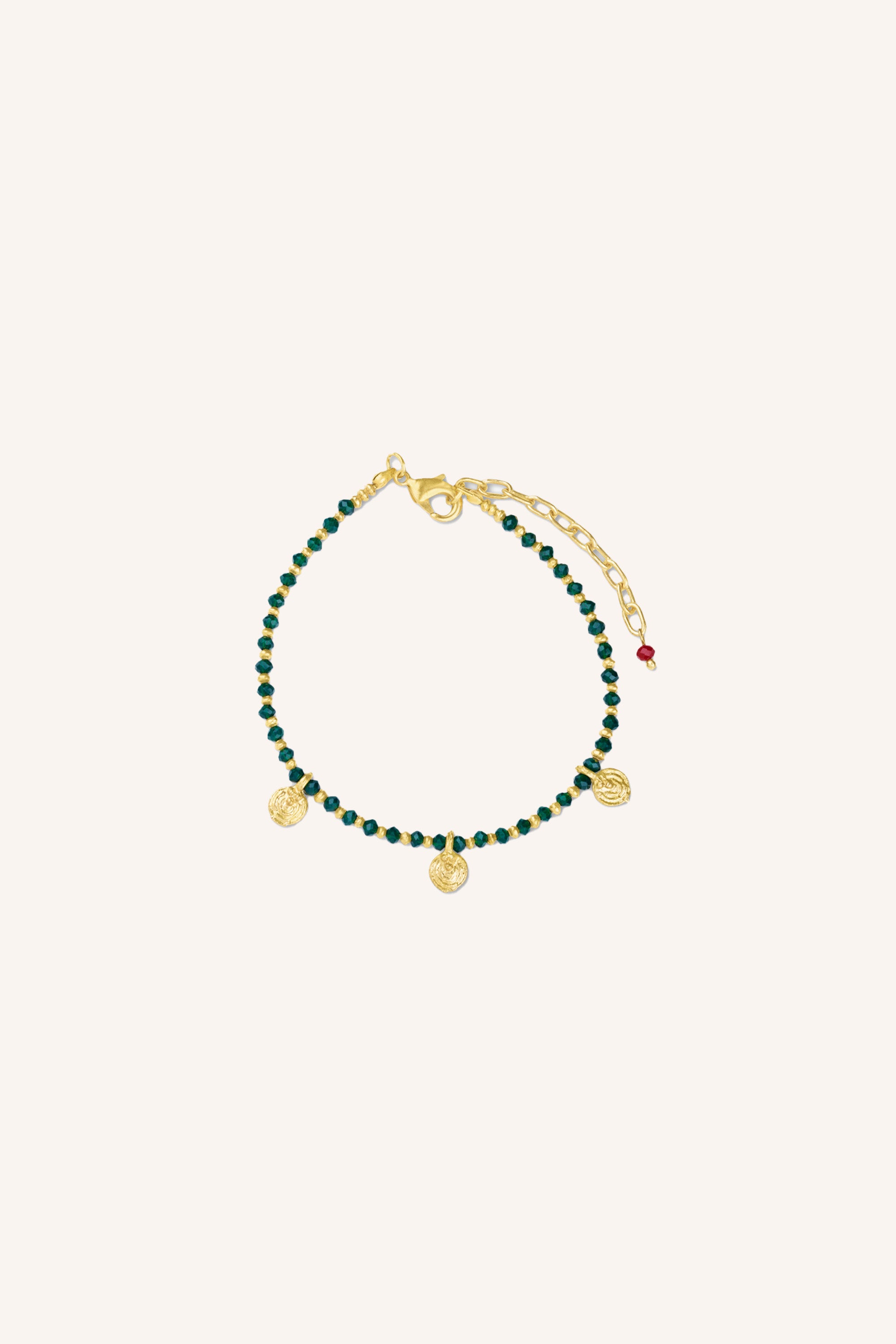 armband - kay bracelet - emerald green - by-bar