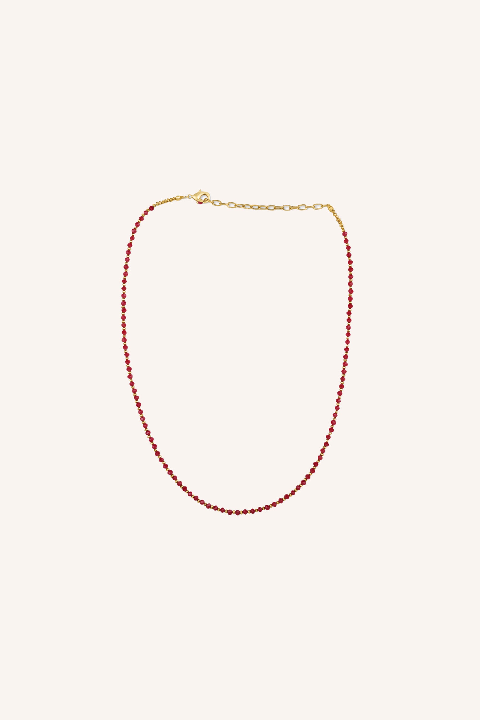 ketting - ilon necklace - red - by-bar