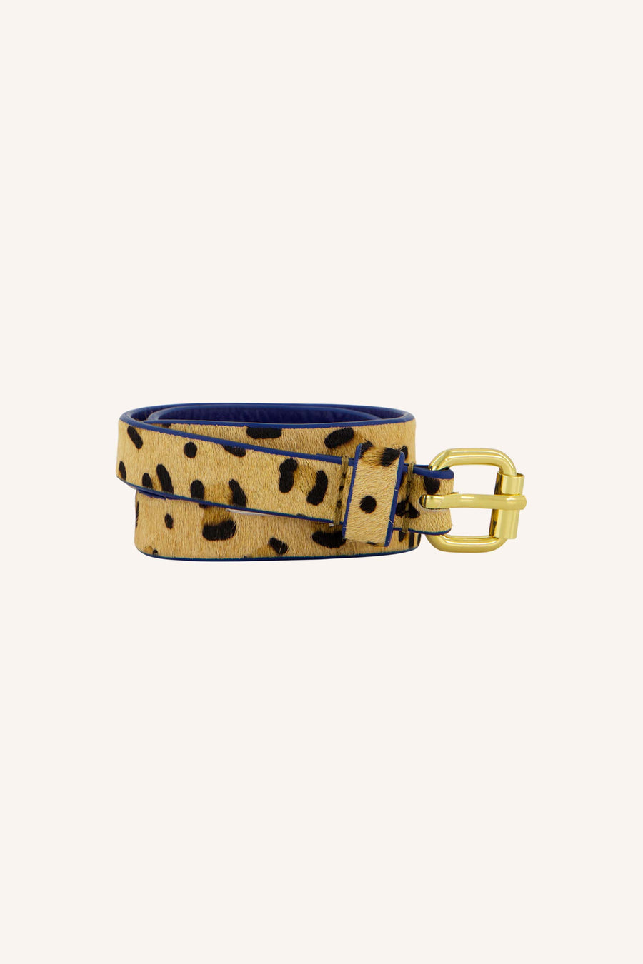 julie leopard belt | brown