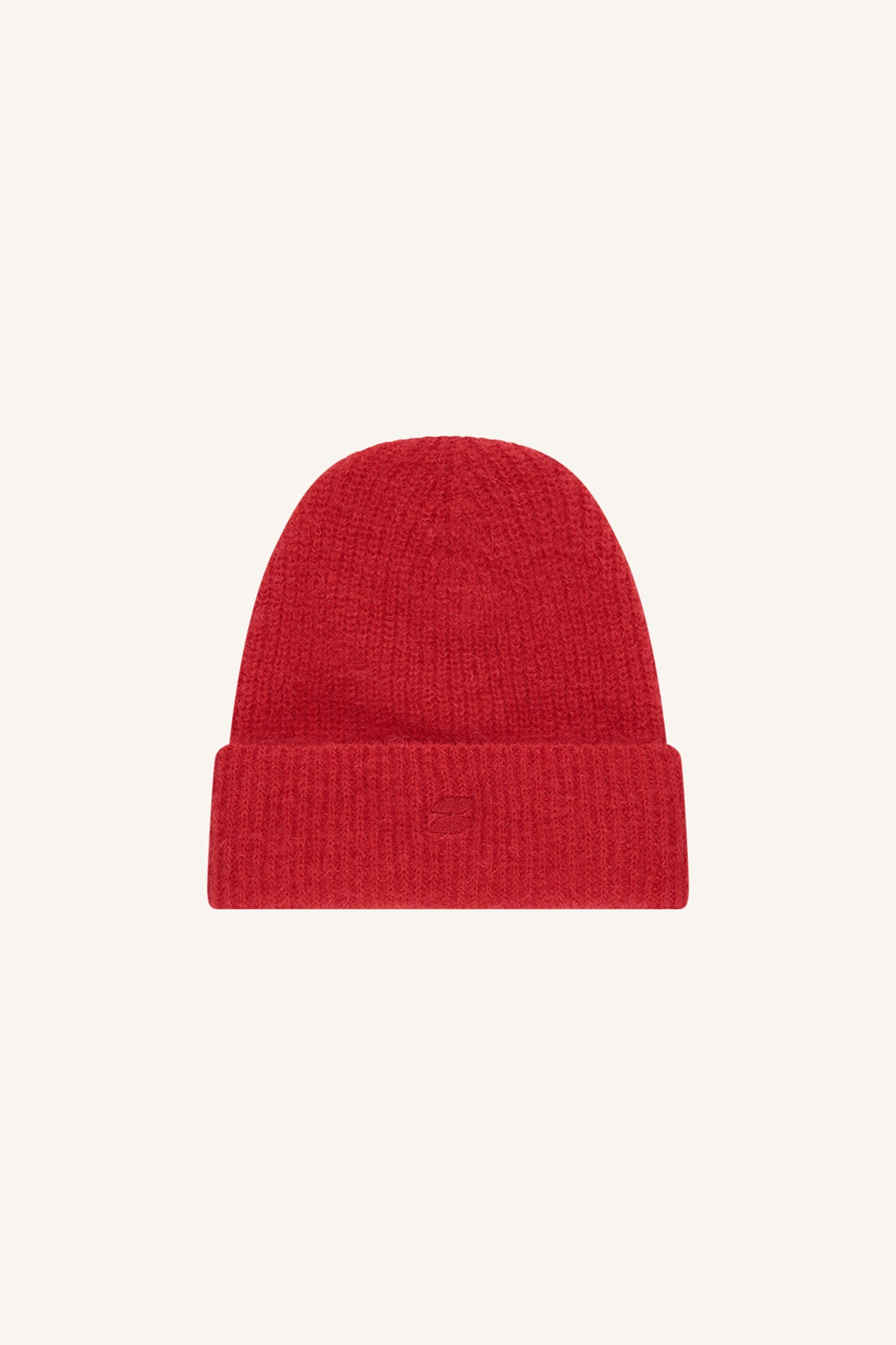 logo beanie | scarlet red