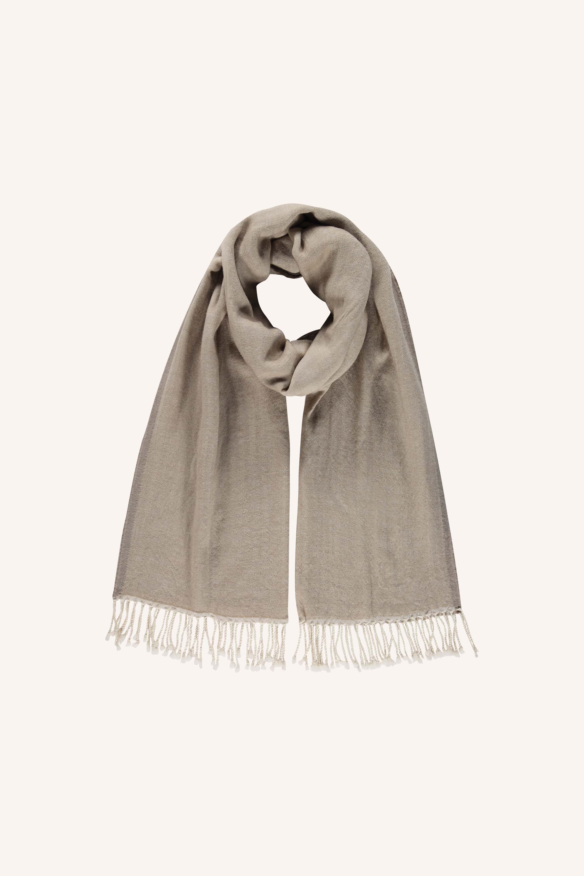 woolen natural  scarf | beige