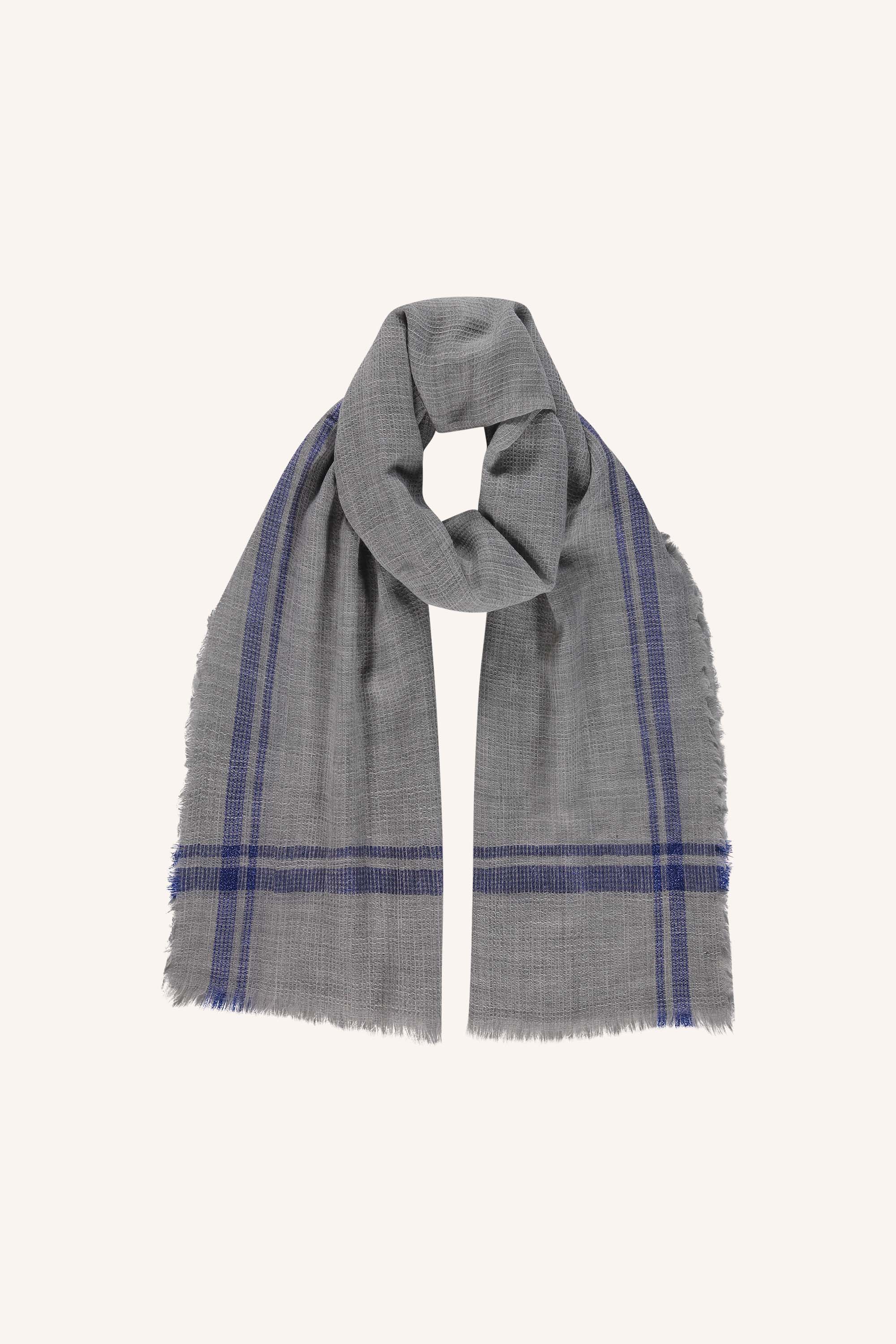 sira scarf - stone grey, all-time classic, perfecte shopper - by-bar - productfoto