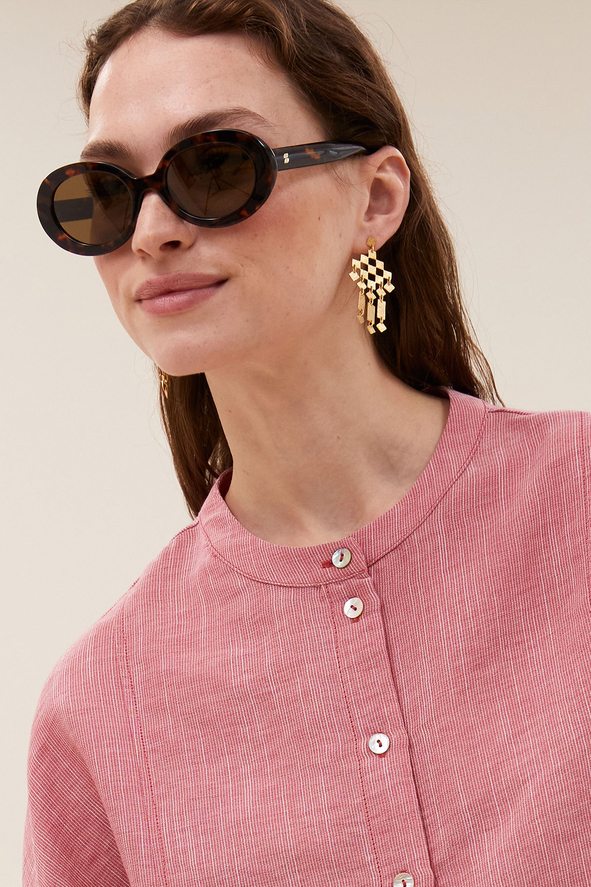 aurora earring | gold