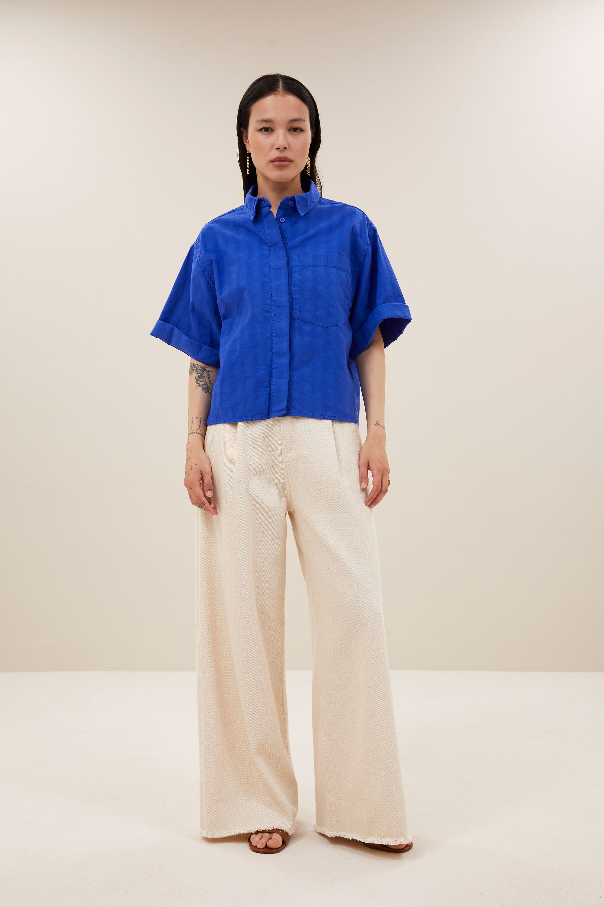 novi blouse | azul blue