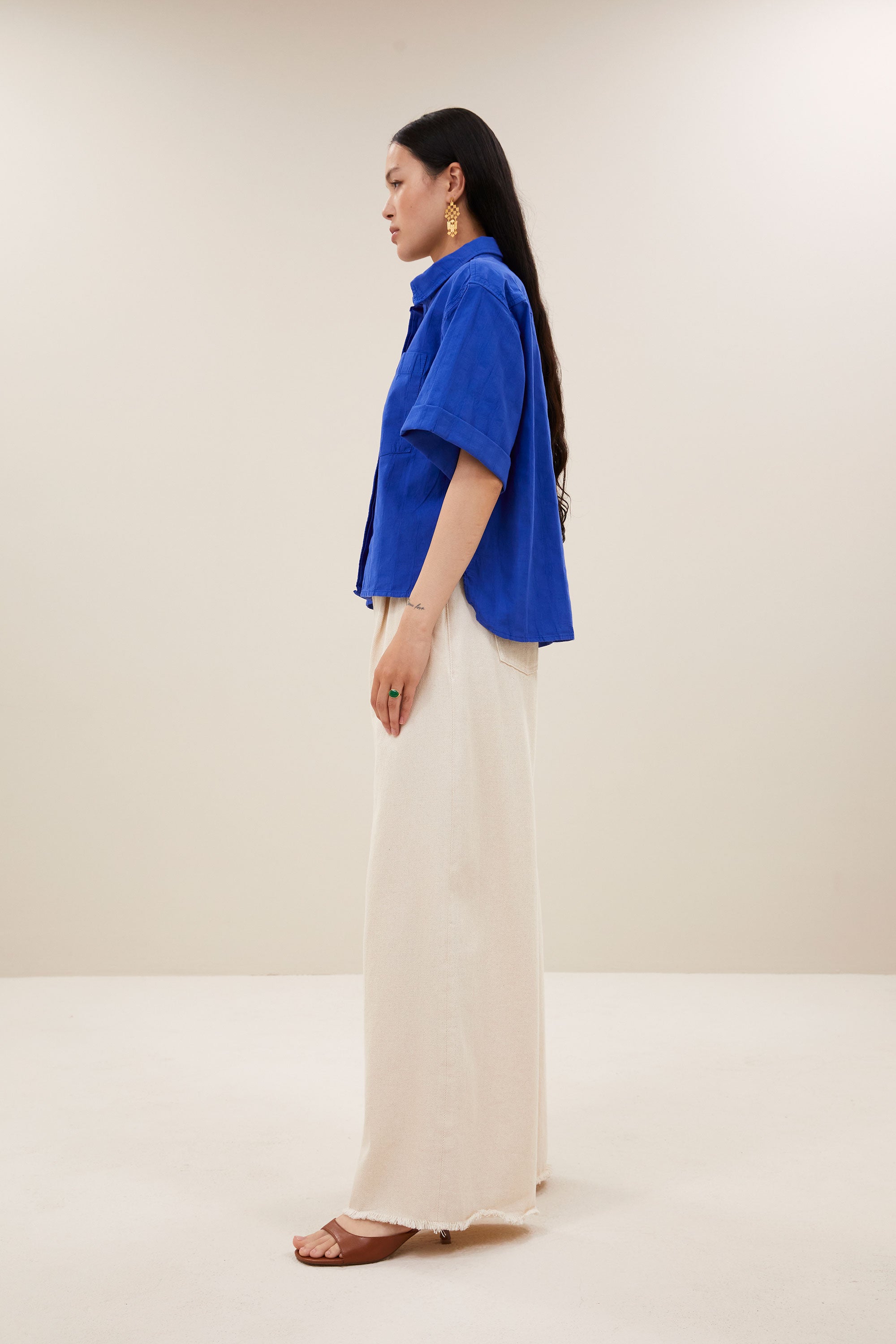 novi blouse | azul blue