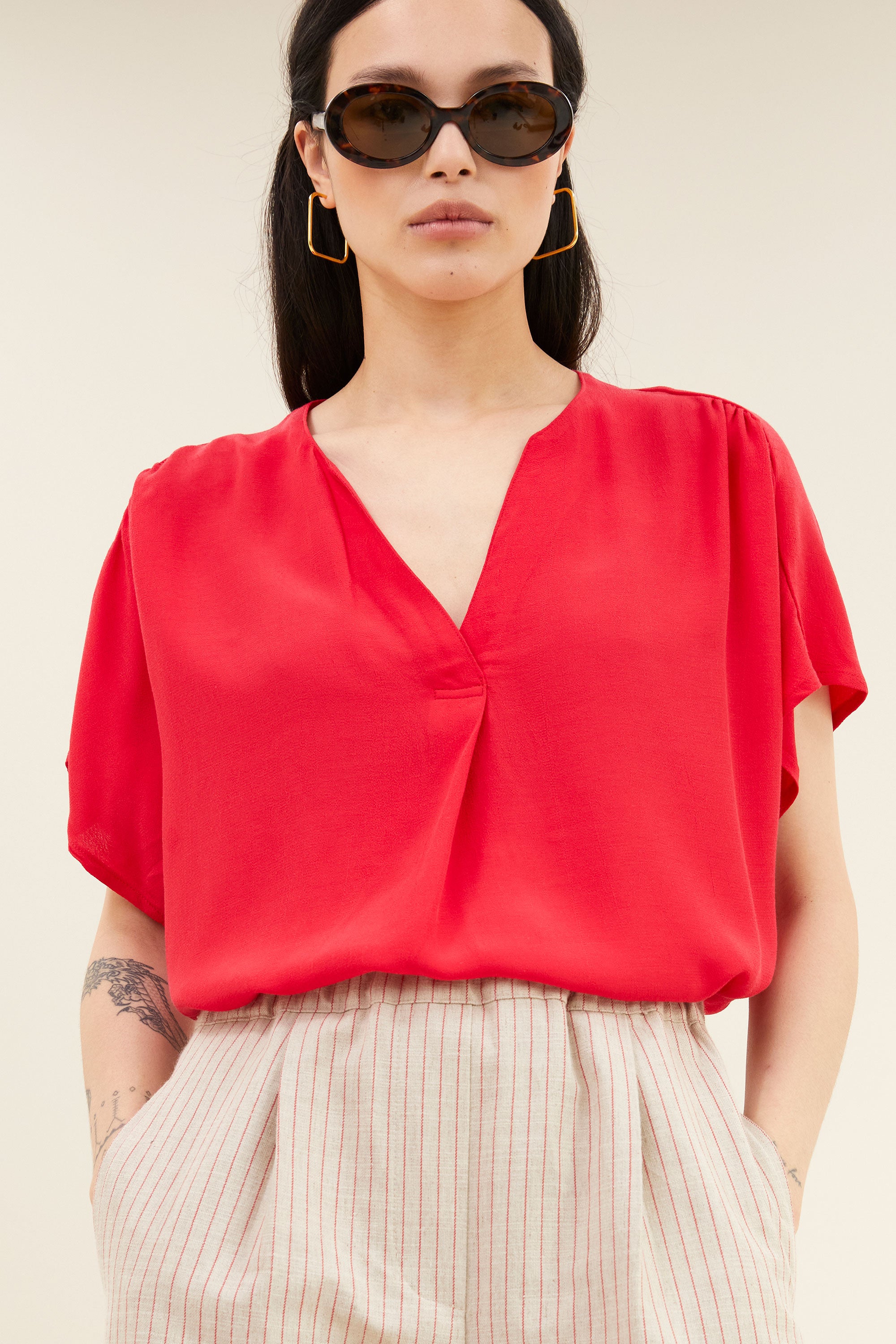 moon viscose blouse | lollipop