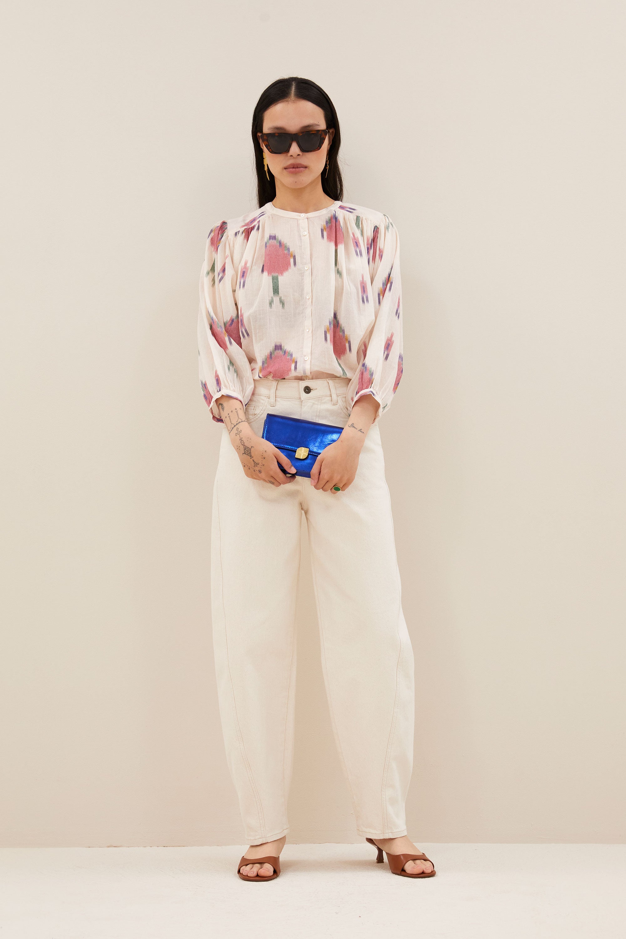 becky ikat blouse | spring ikat