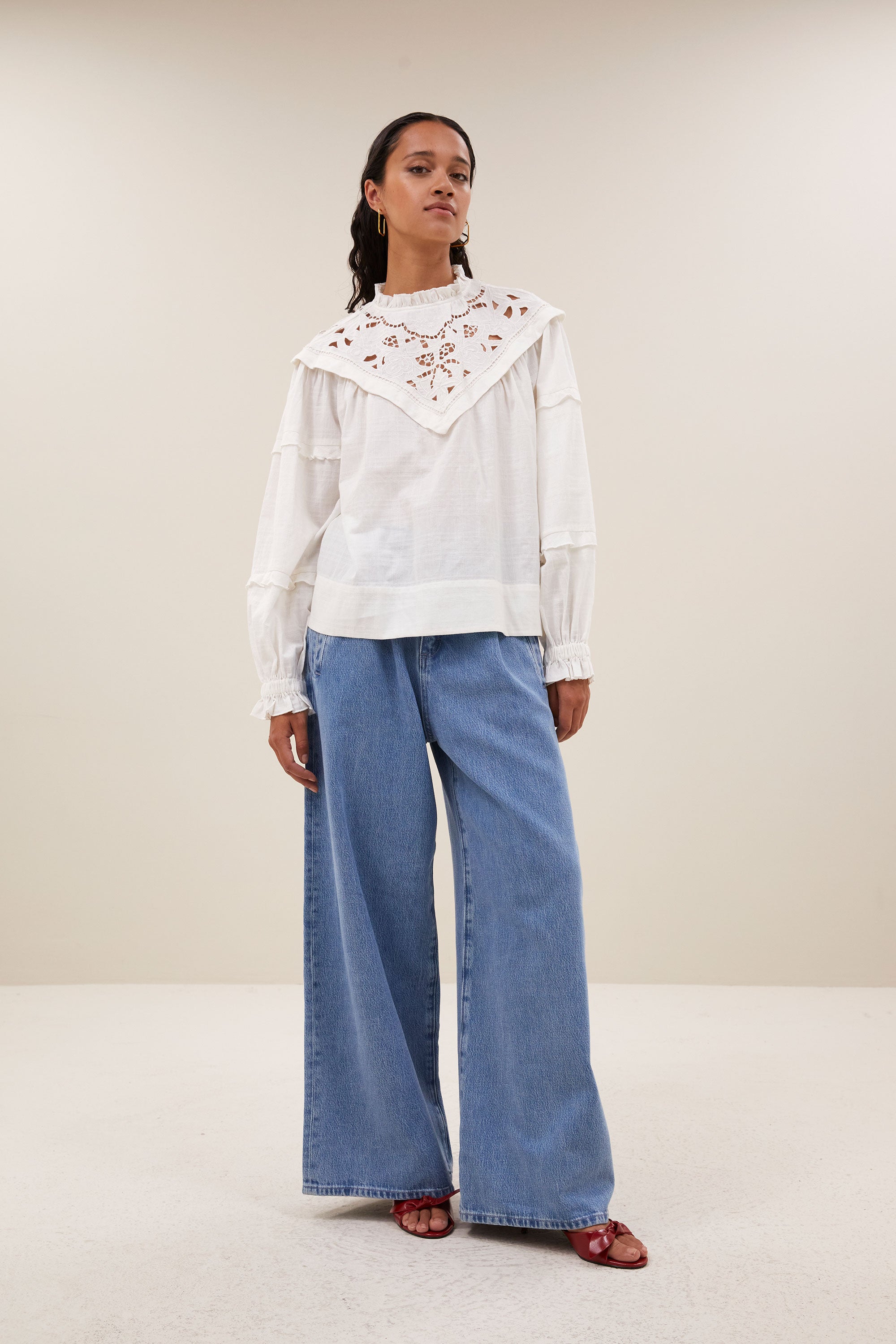 bowie blouse | off white