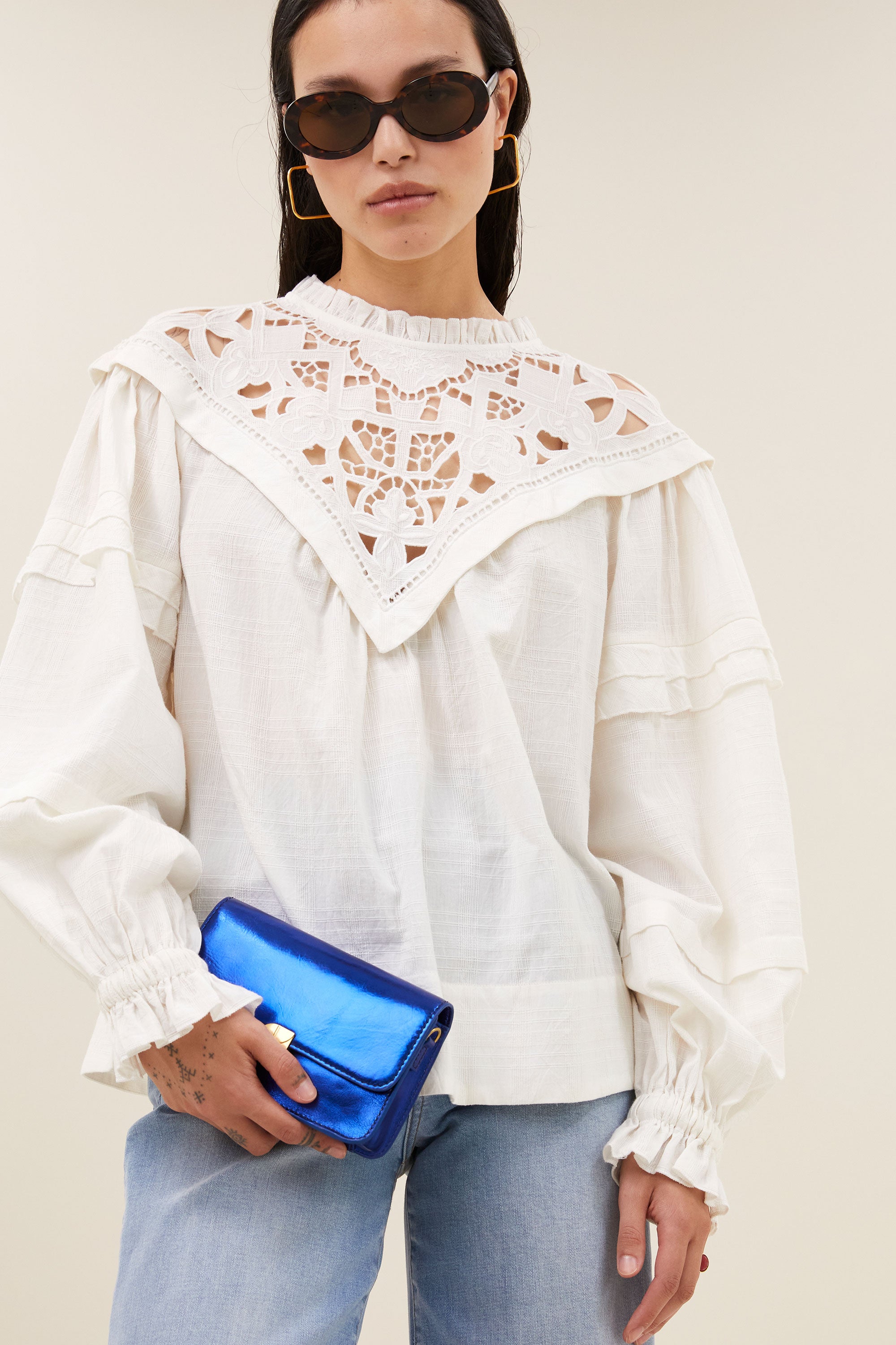 loua gloss bag | gem blue