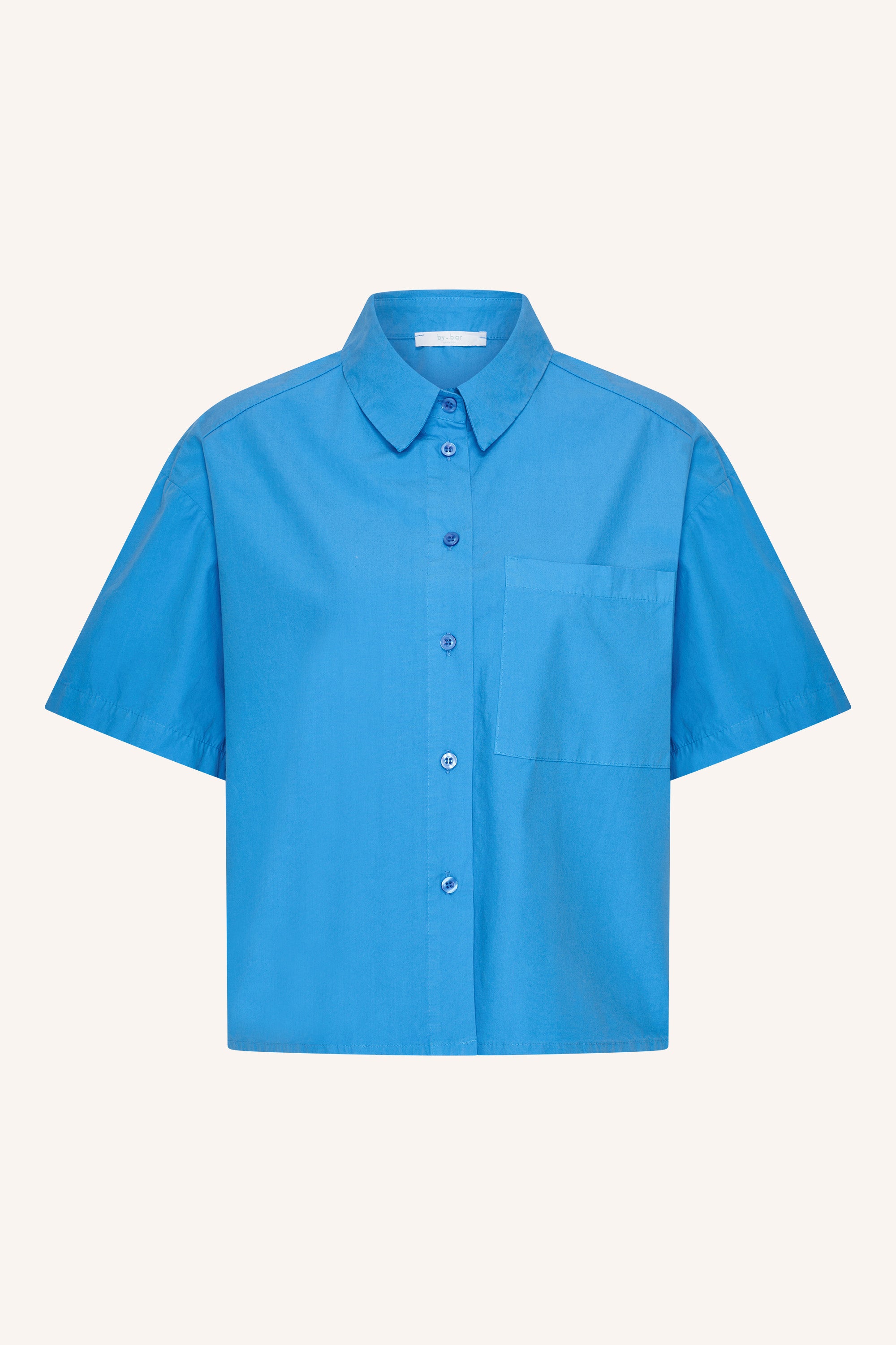 mara poplin blouse | regatta blue