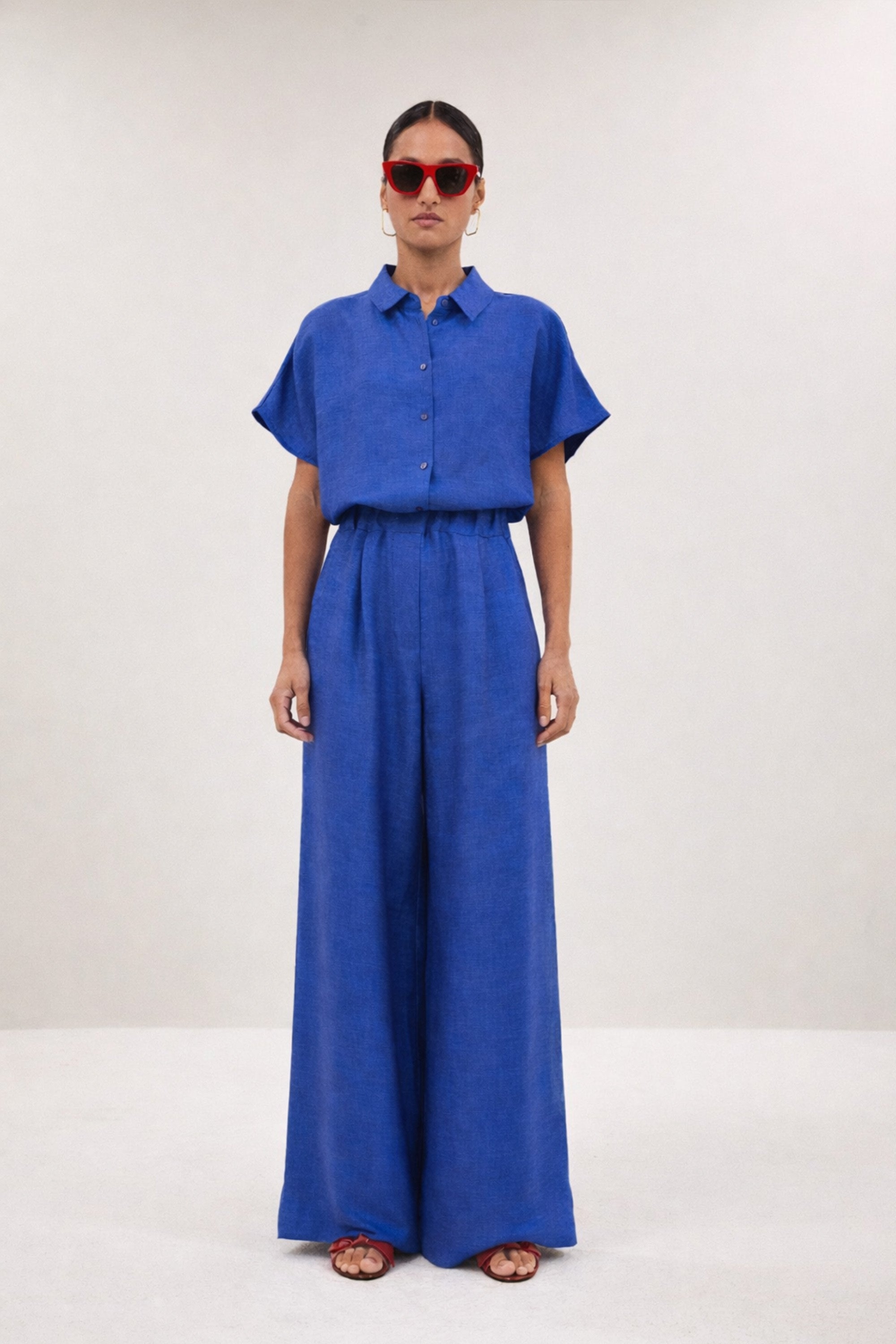 barley gloss blouse | kingsblue