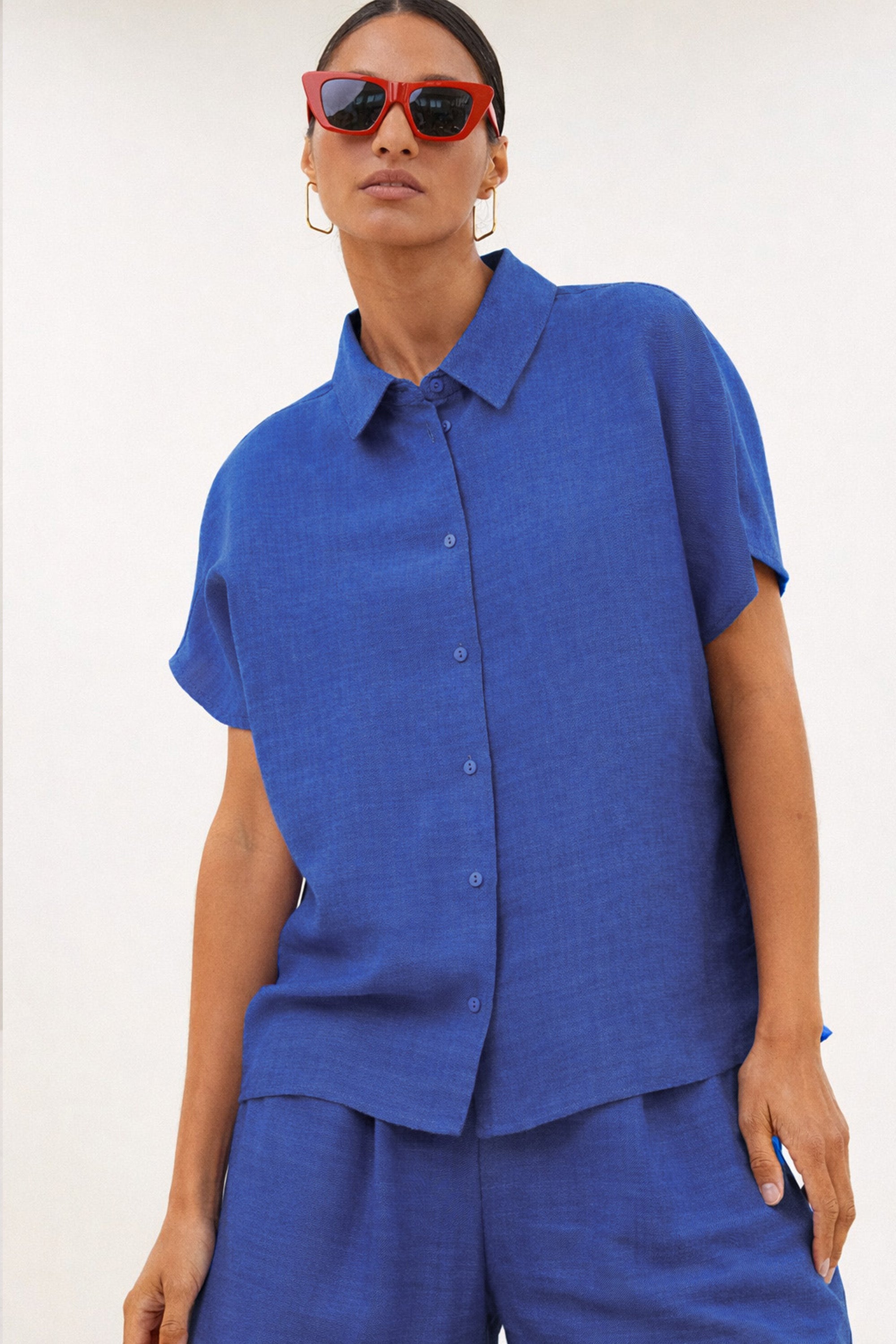 barley gloss blouse | kingsblue