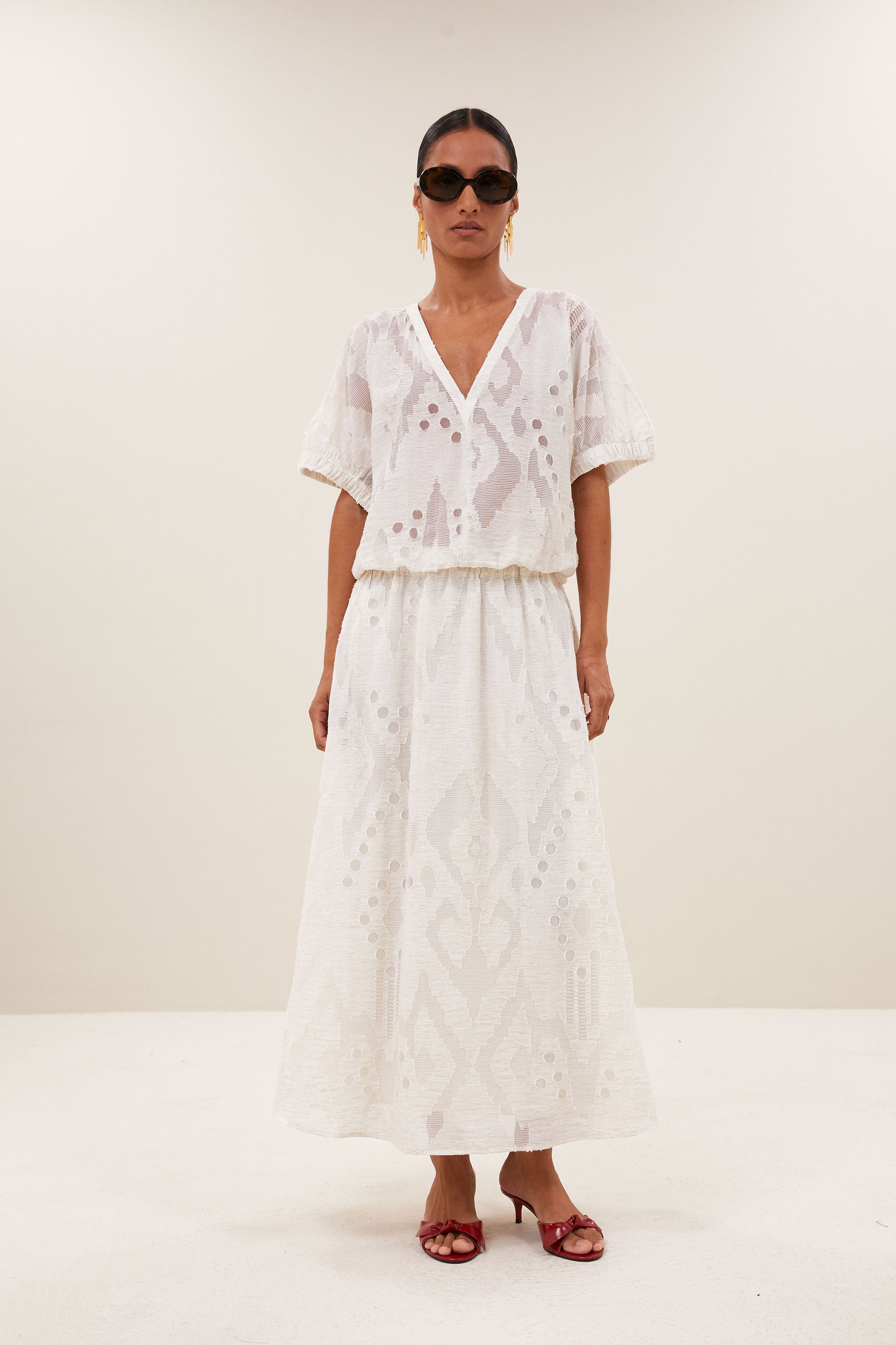 mabel mist blouse | cream