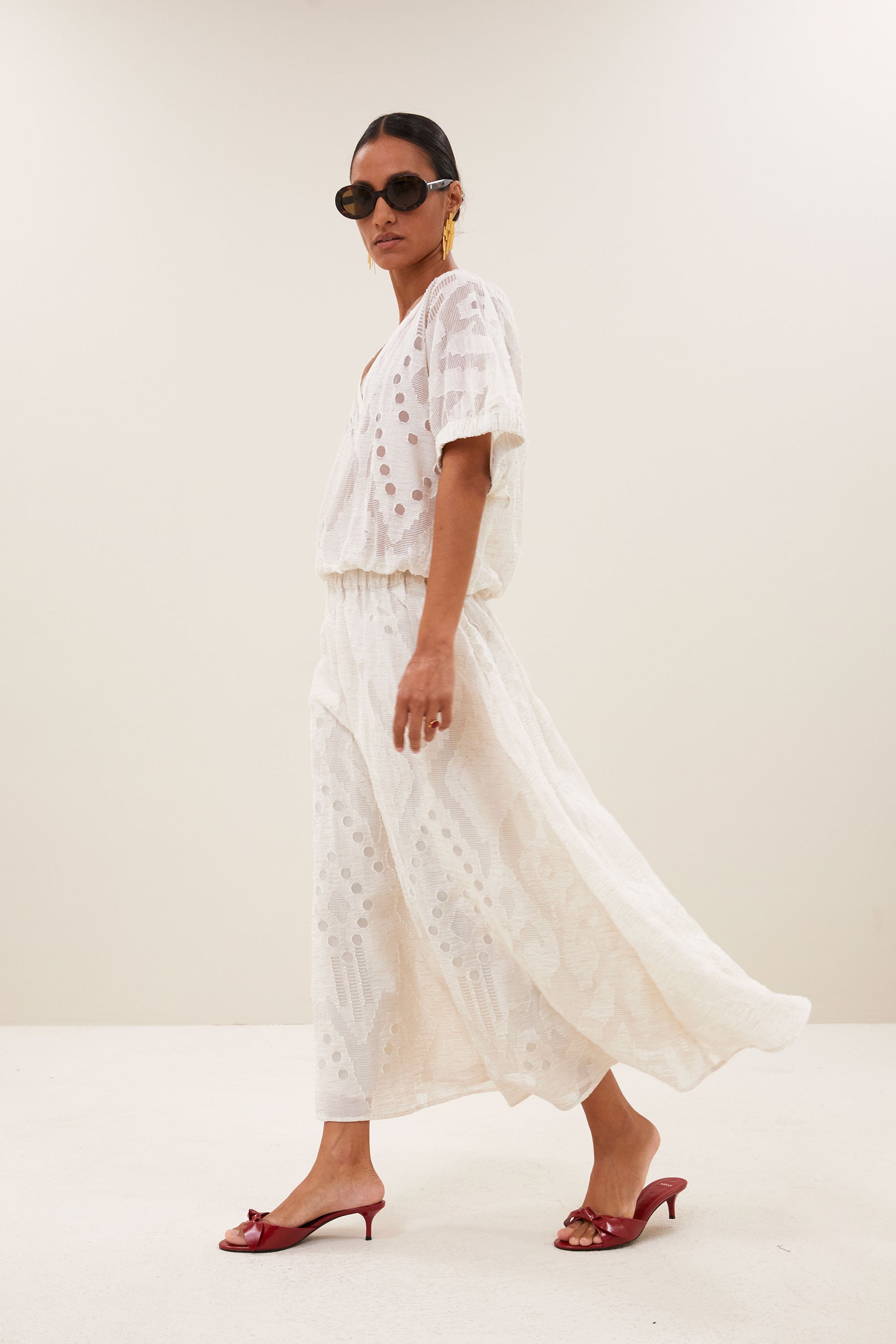 mabel mist blouse | cream