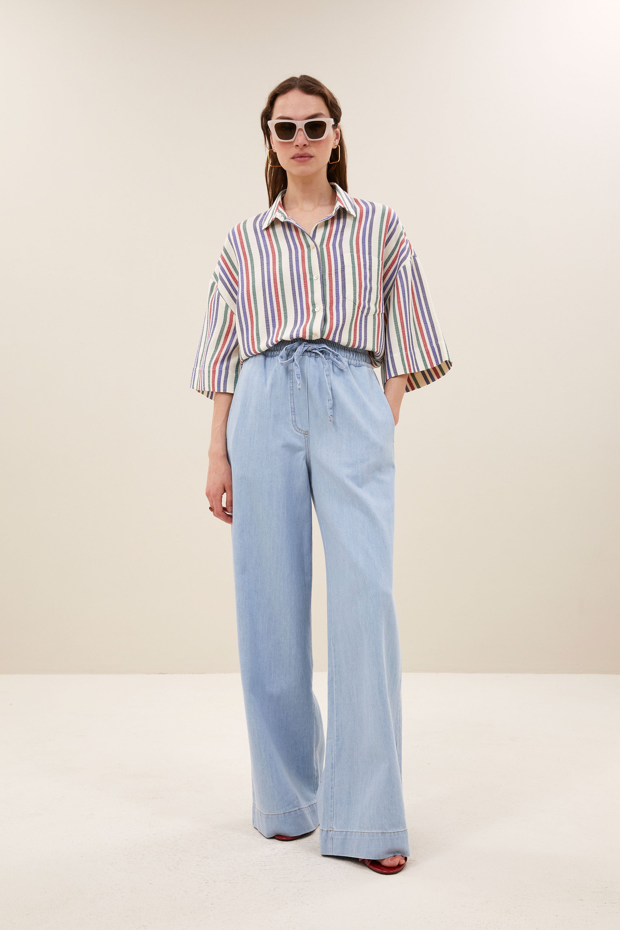 jeff denim pants | light denim