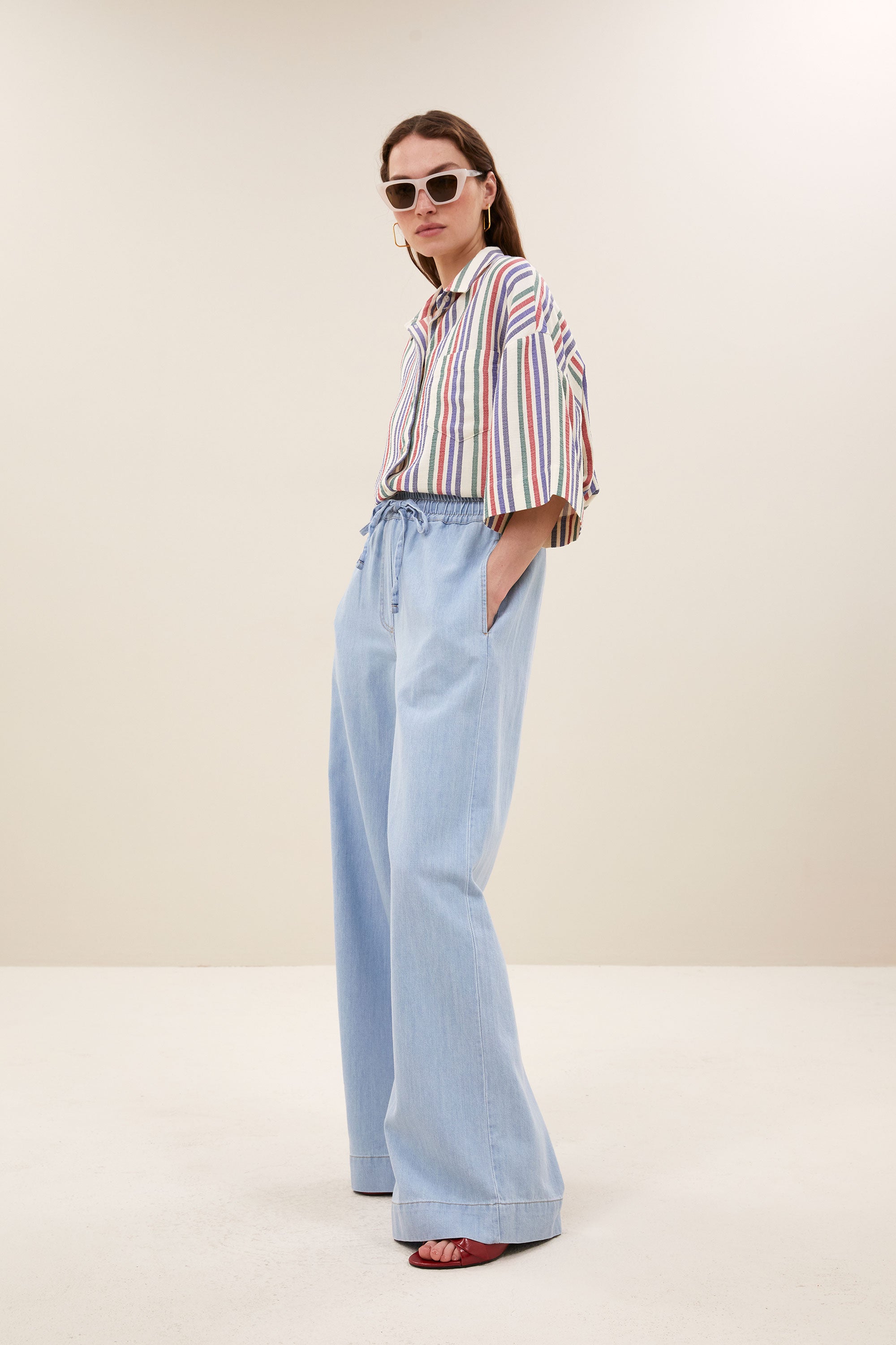 jeff denim pants | light denim