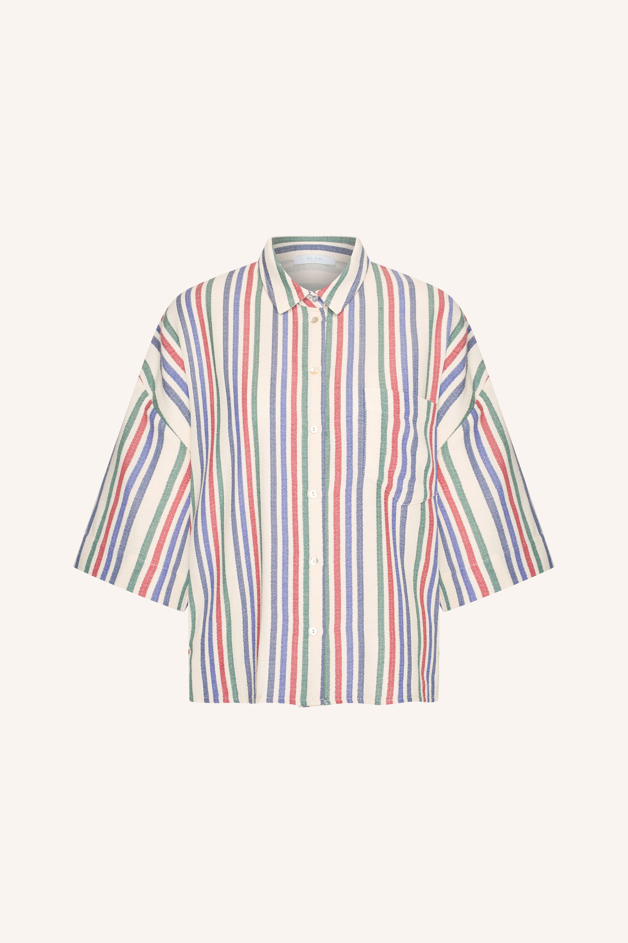 pilar multi stripe blouse | multi stripe