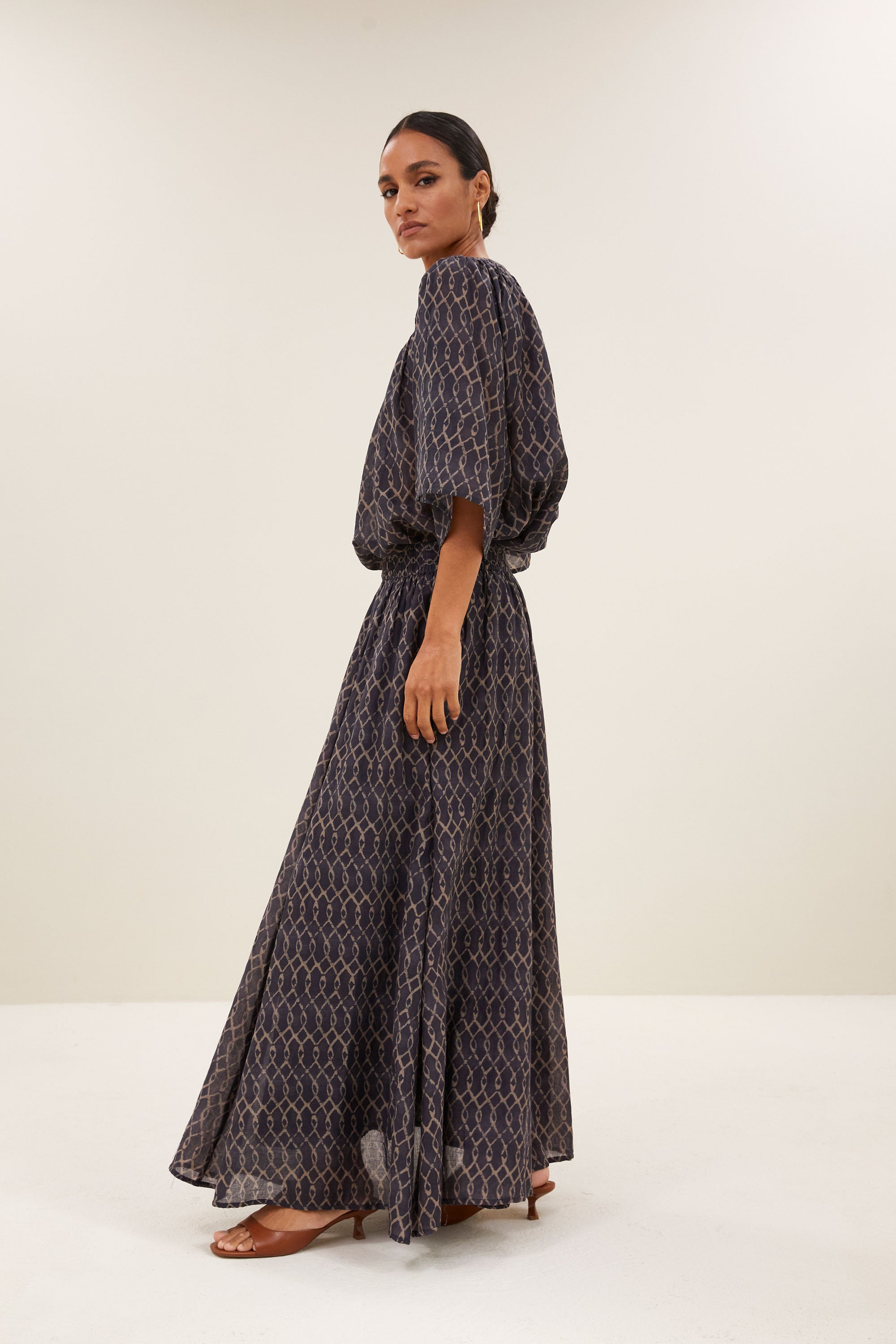 este marqi blouse | marqi print