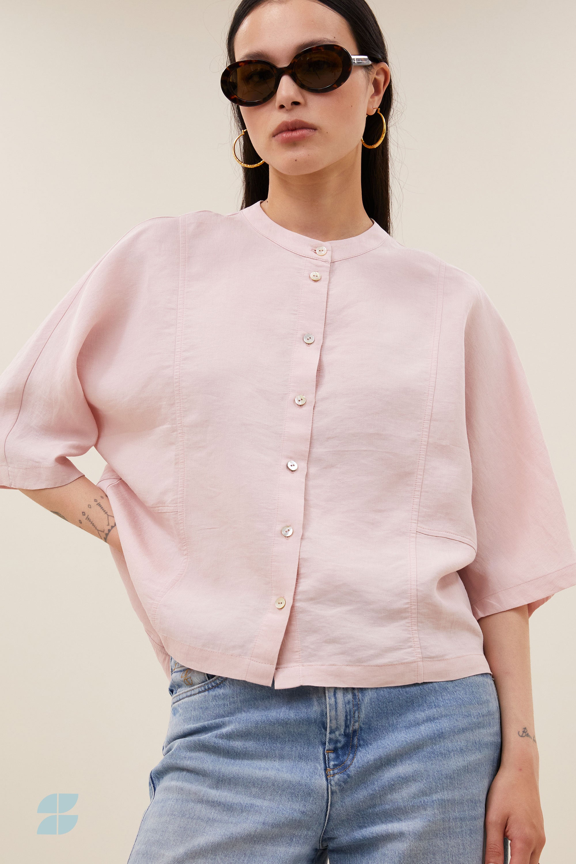 siem blouse | old pink