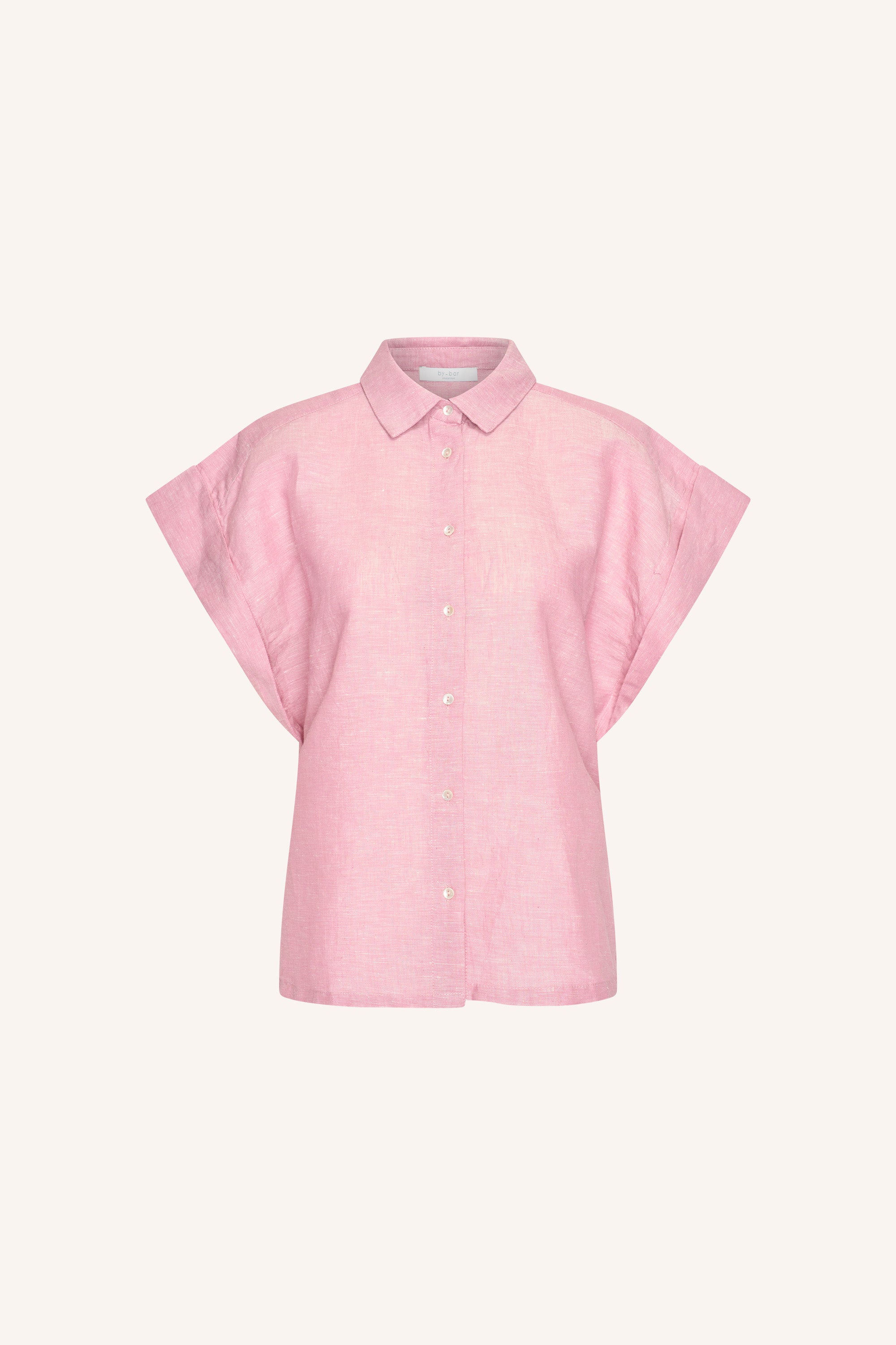 pixie linen blouse | dusty pink