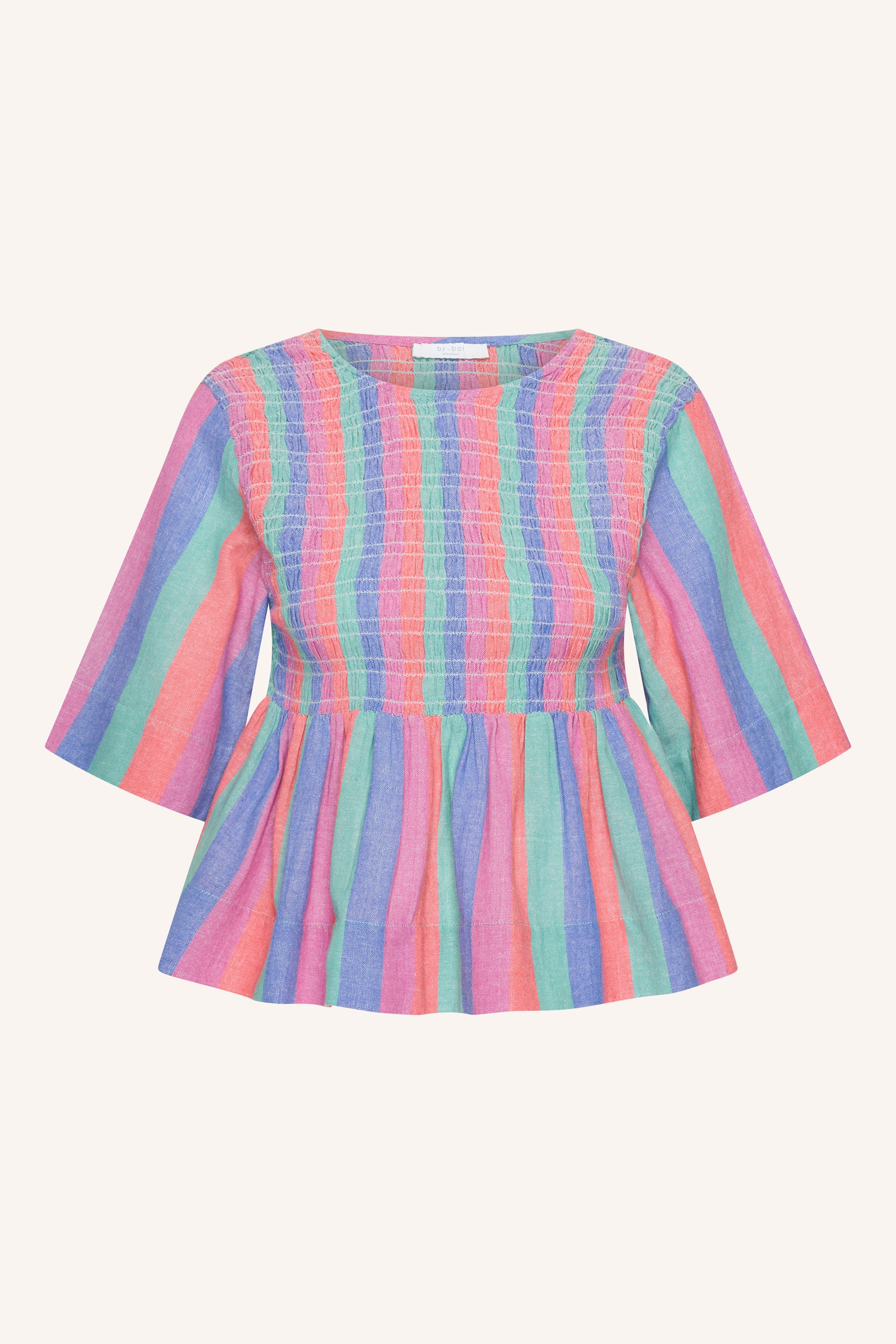 runa rainbow top | rainbow stripe