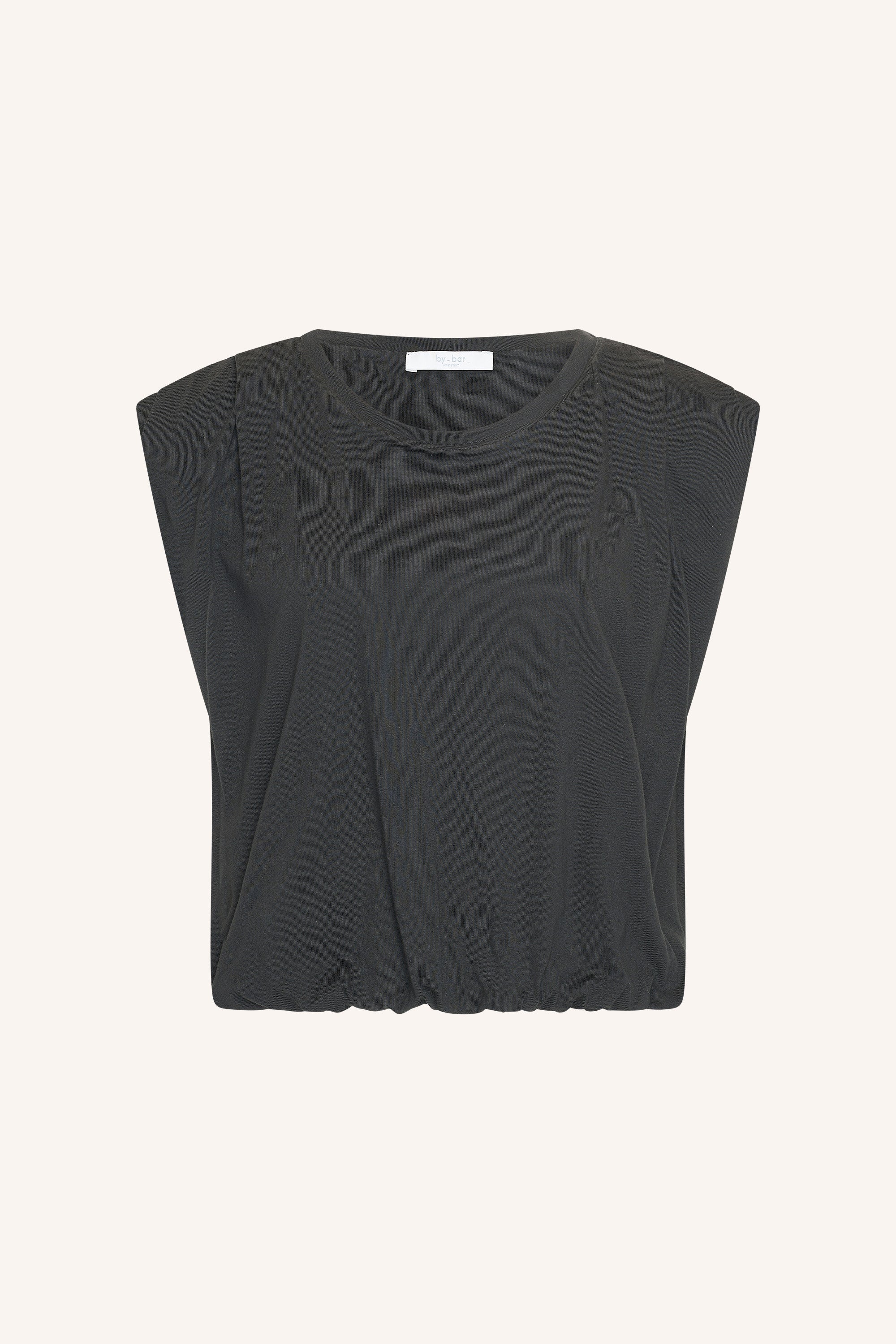 nilou jersey top | jet black