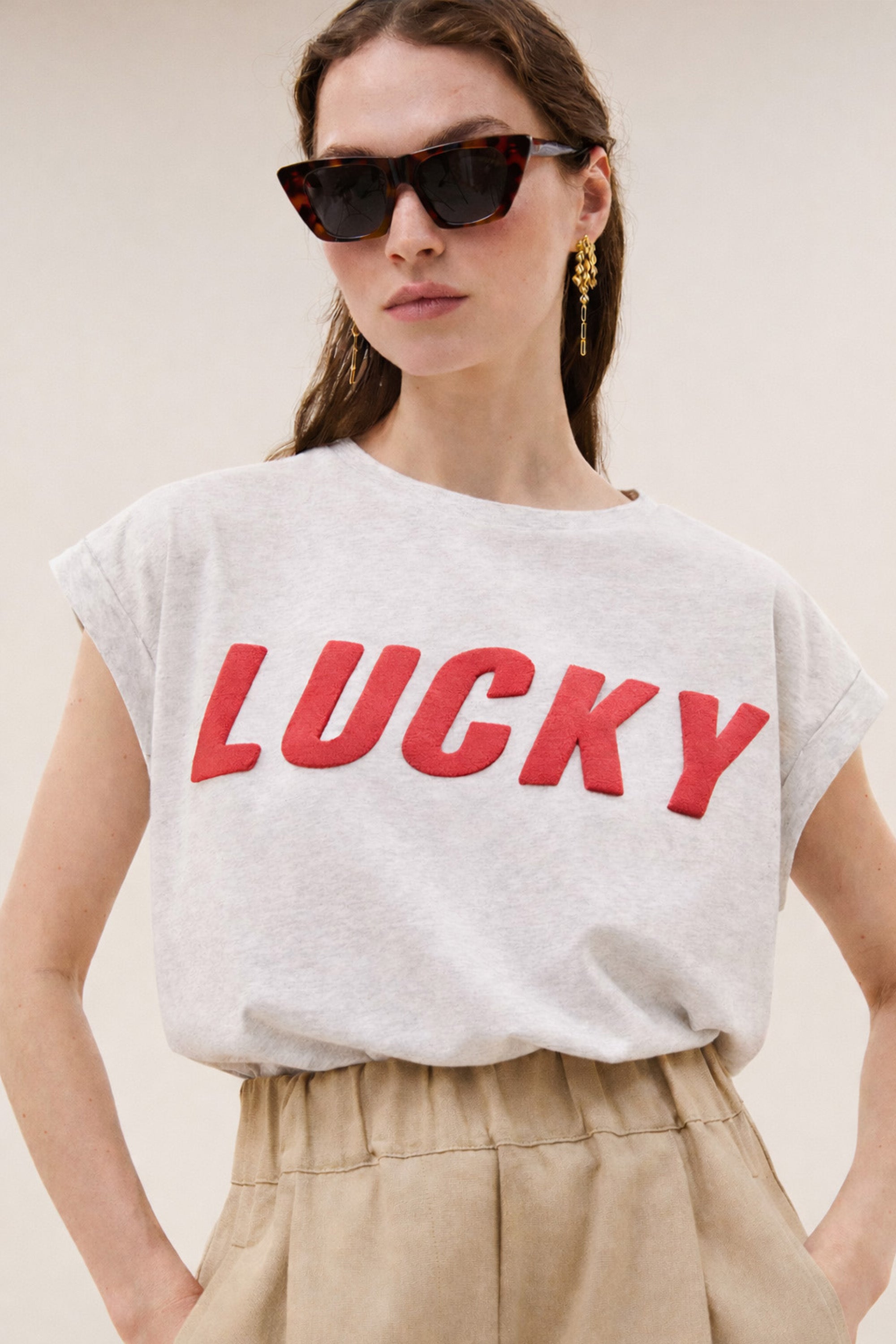 tobi speed top | light grey melee