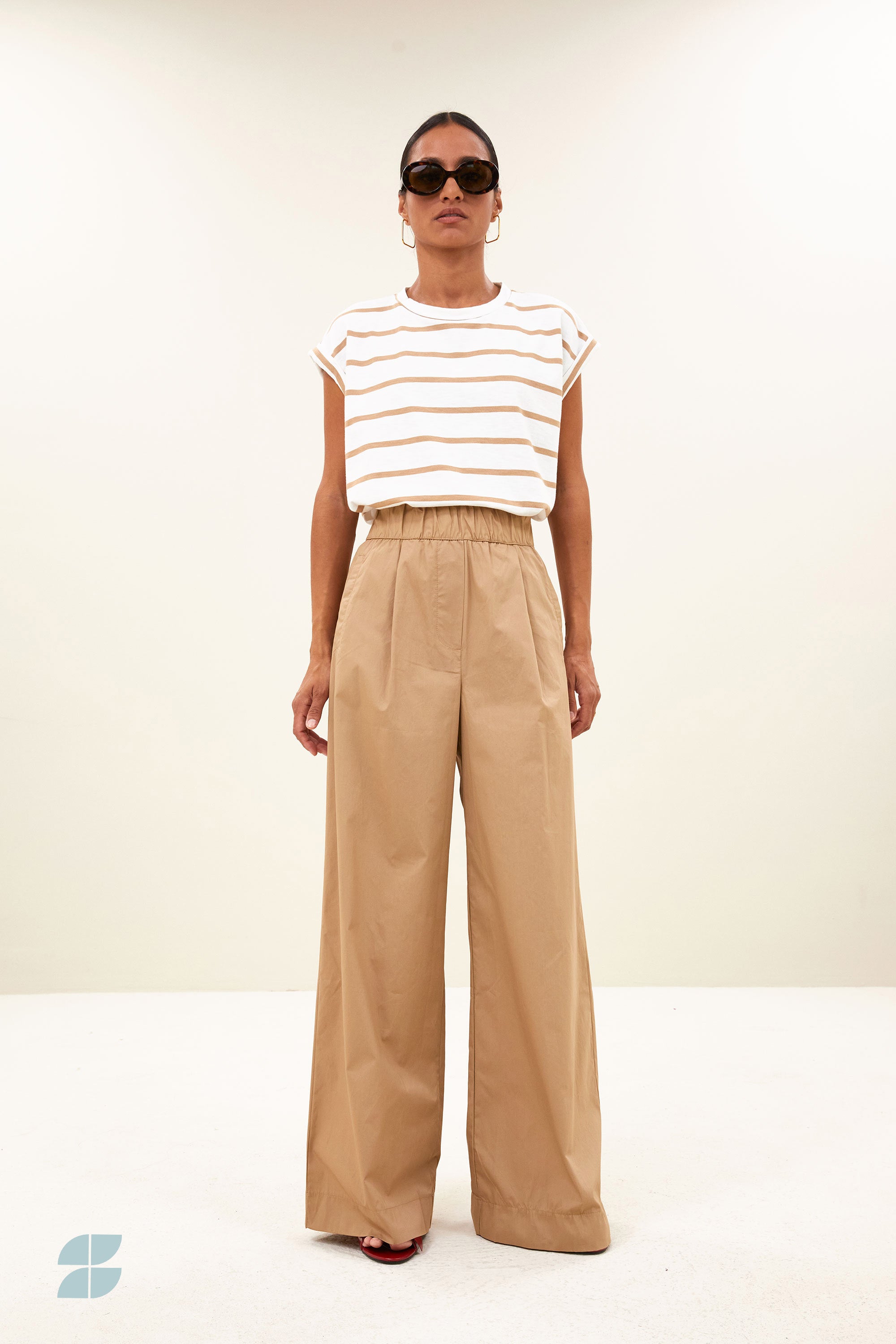 tobi heavy flame stripe top | desert stripe