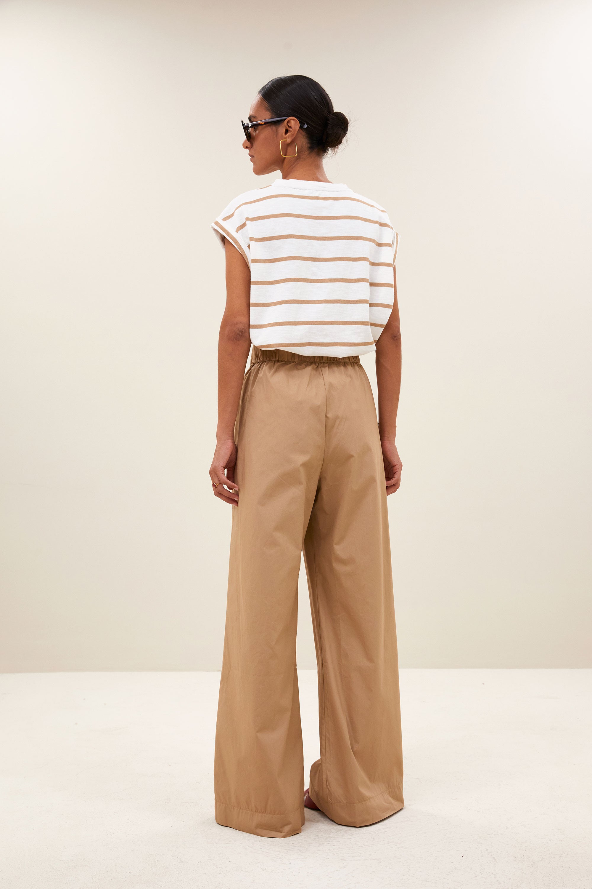 tobi heavy flame stripe top | desert stripe