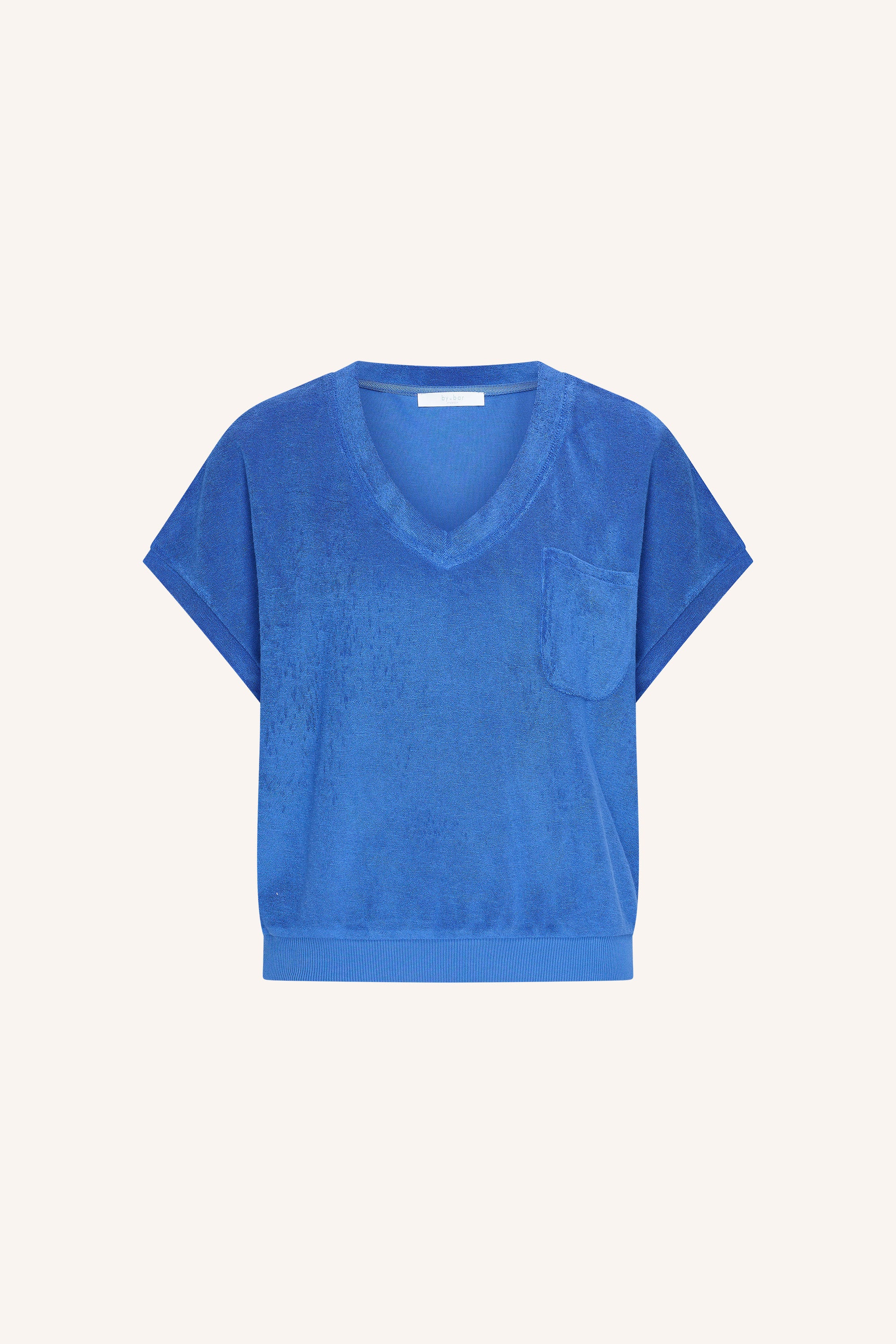 tyler slub top | azul blue