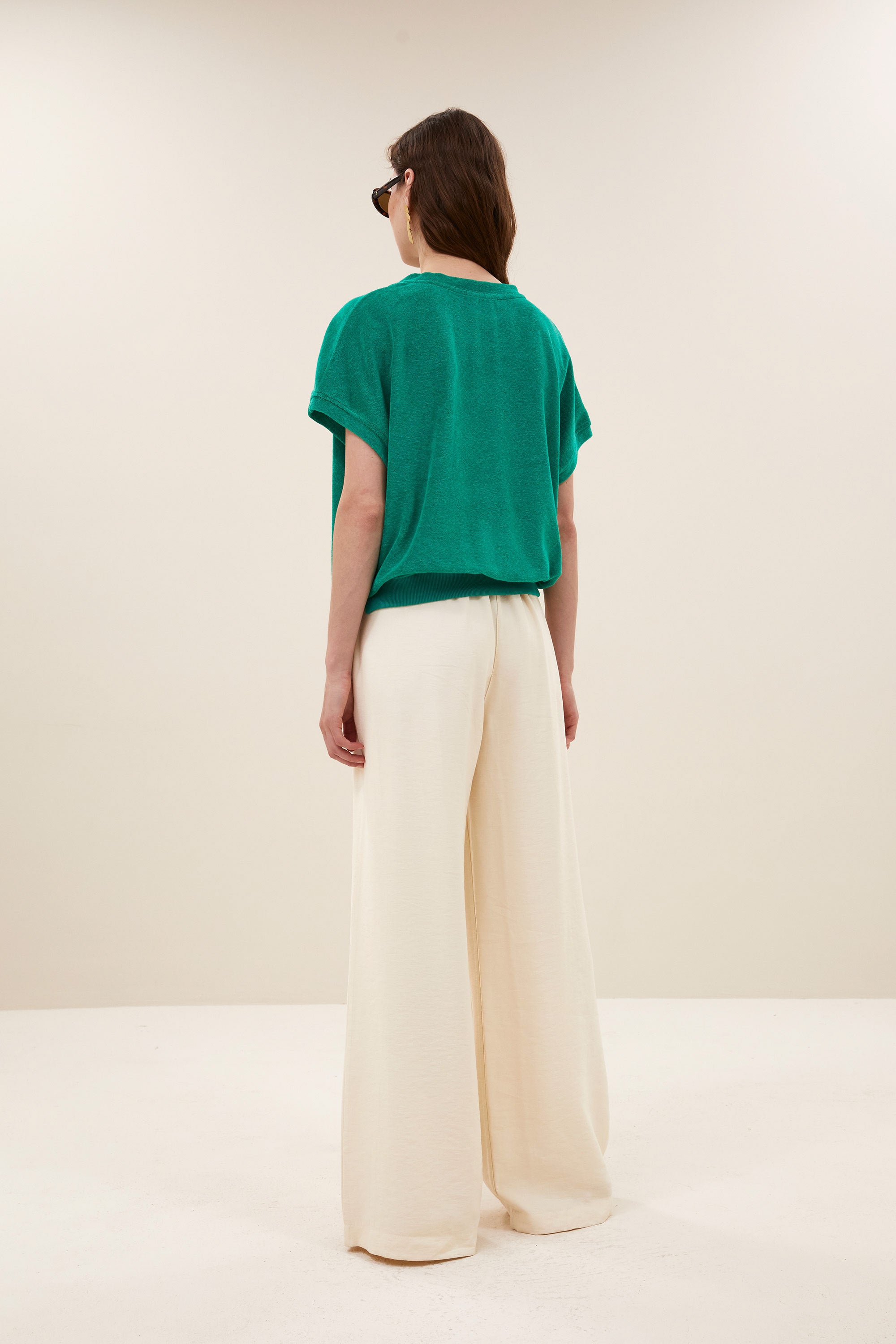 tyler slub top | green lake